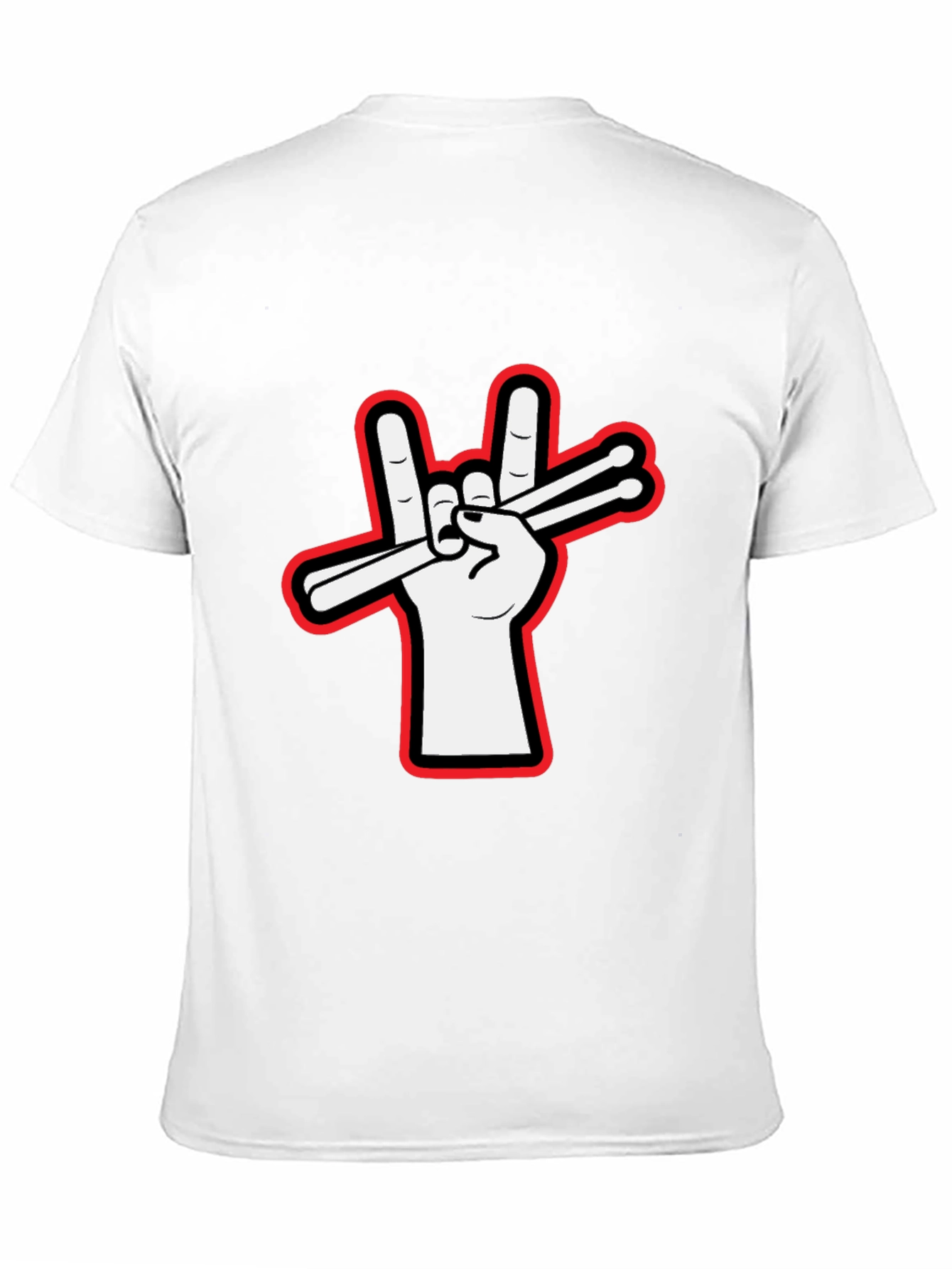 Rock Hand Drum Sticks T-Shirt