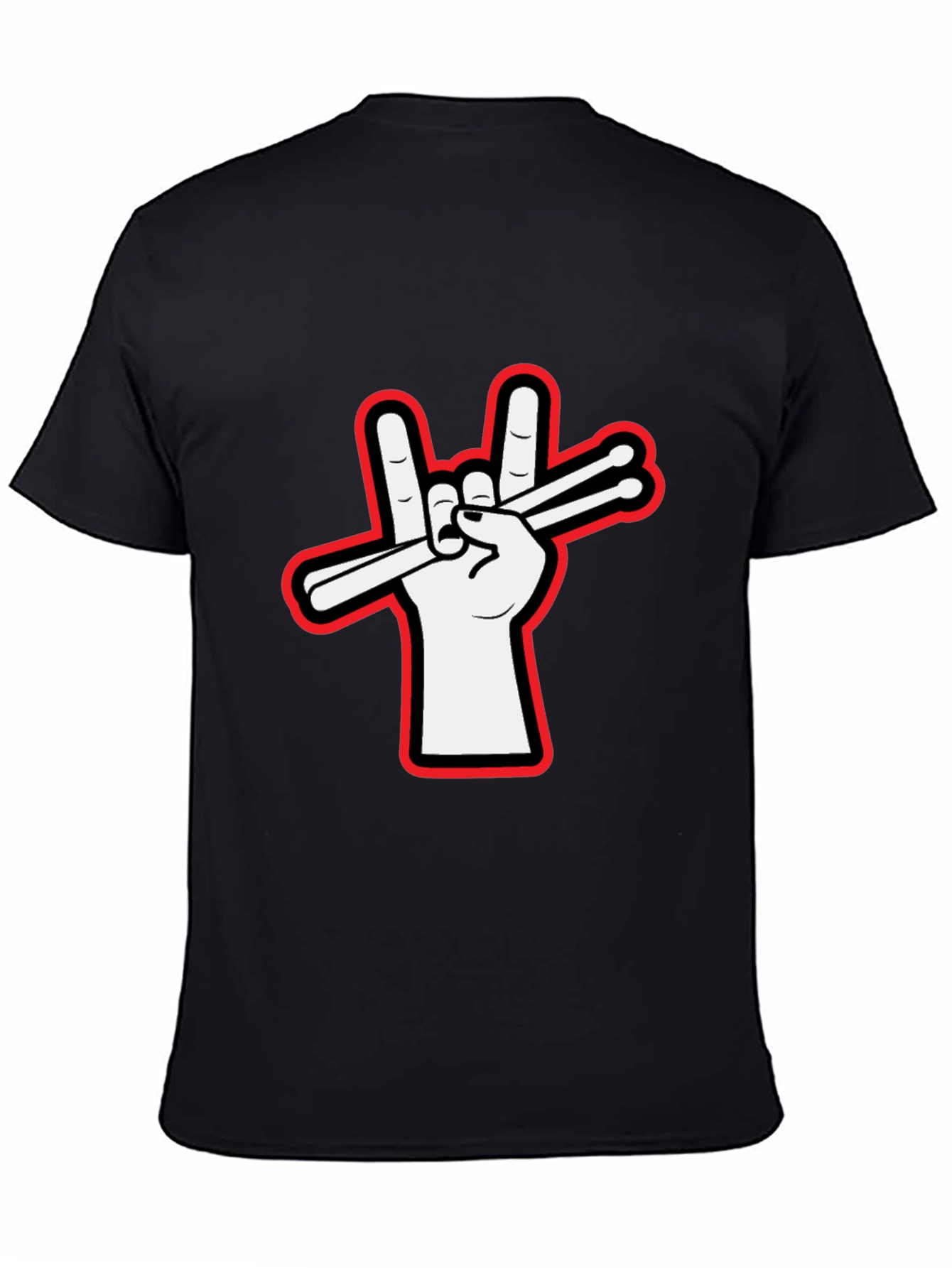 Rock Hand Drum Sticks T-Shirt