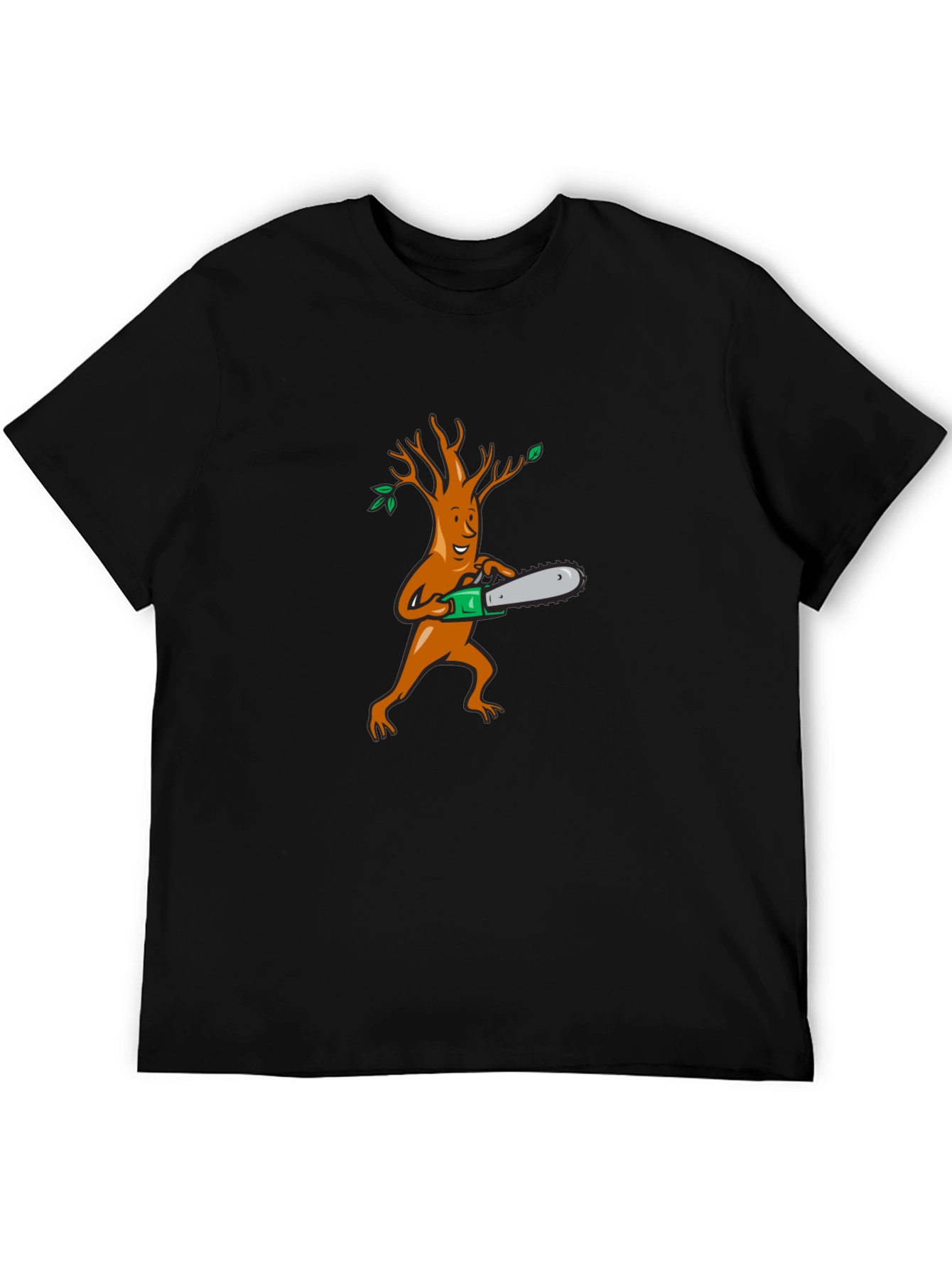Tree with Chainsaw T-Shirt