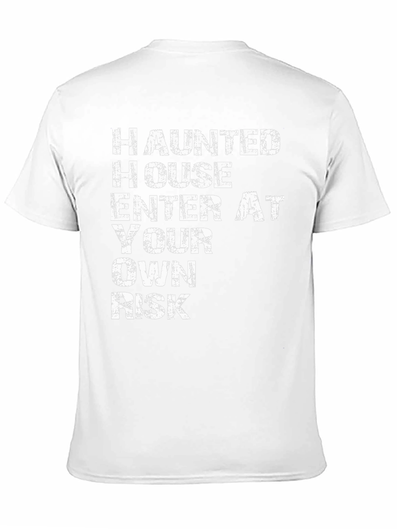 Haunted House Black Graphic Tee