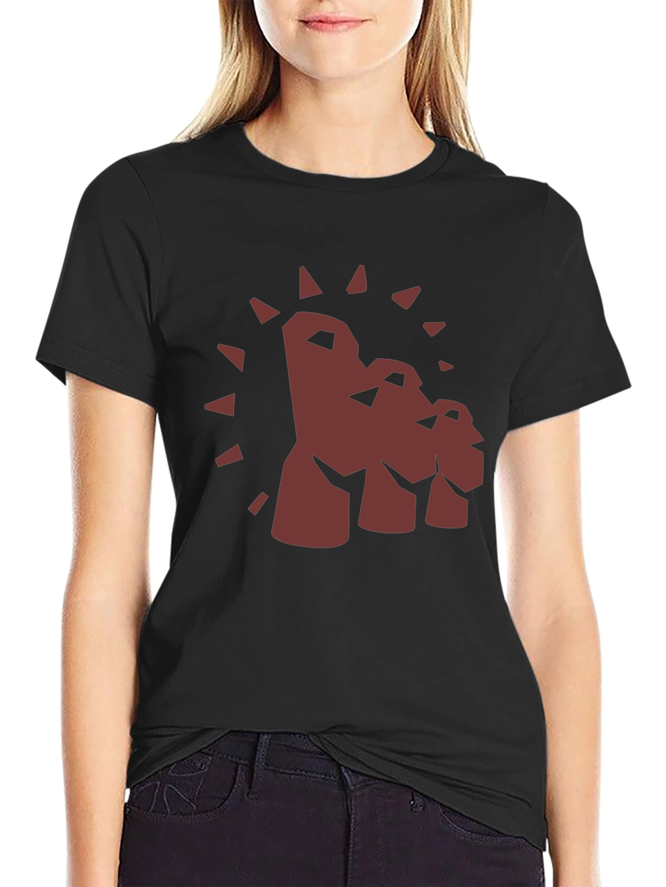 Moai Head Graphic Tee - Unique Design