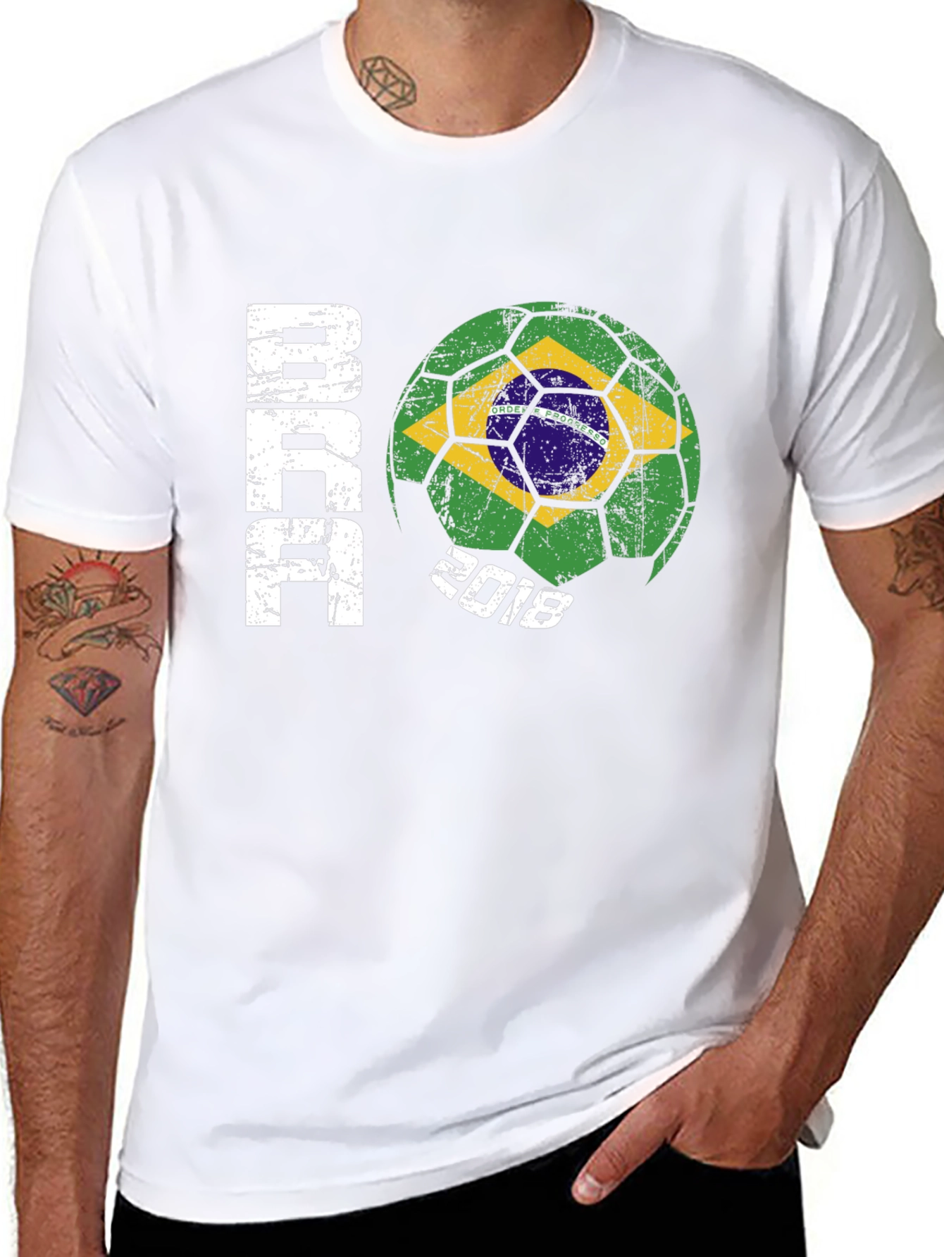 Brazil Soccer 2018 Graphic Tee