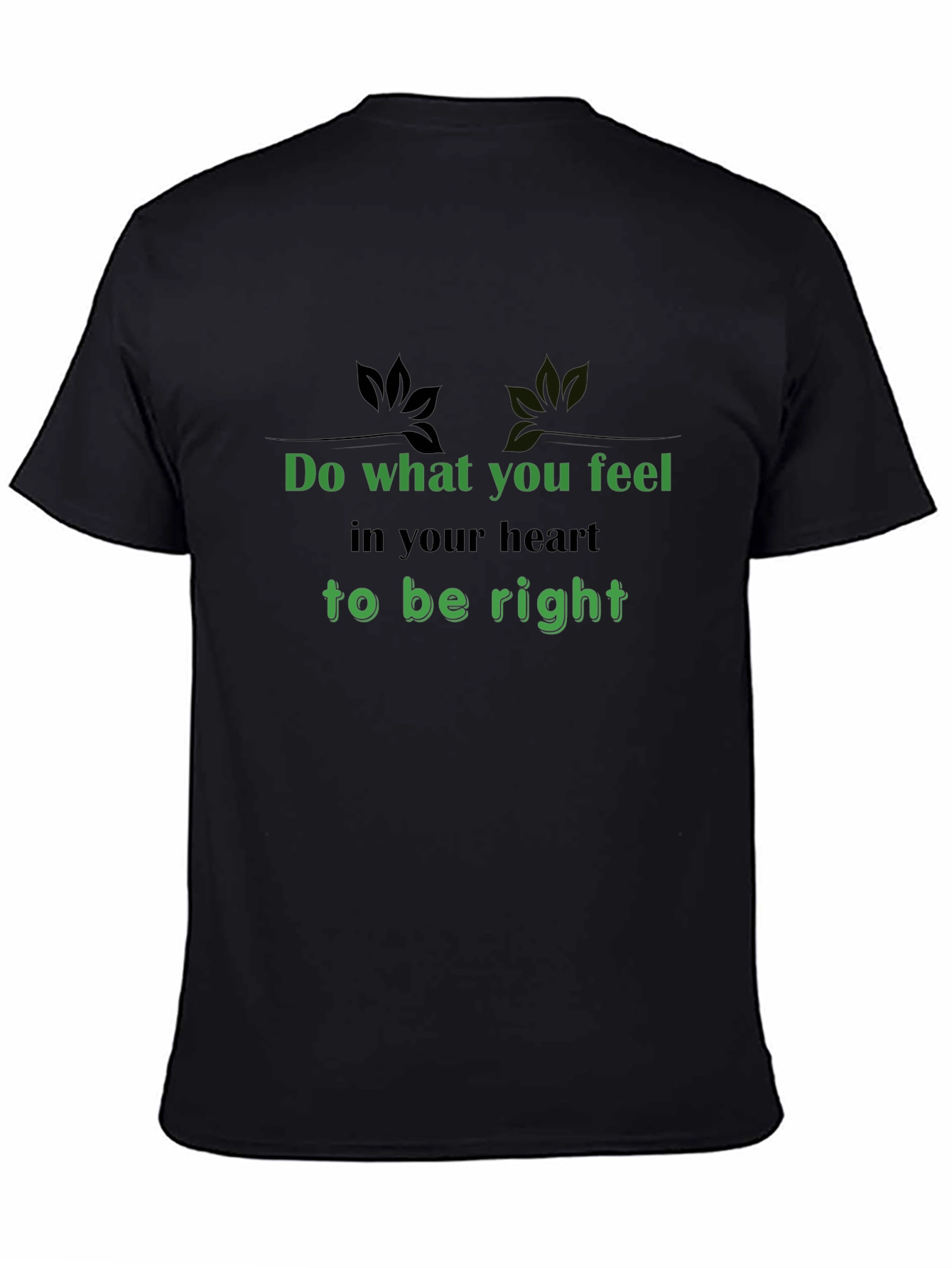 Inspirational Graphic Print Mens T-Shirt