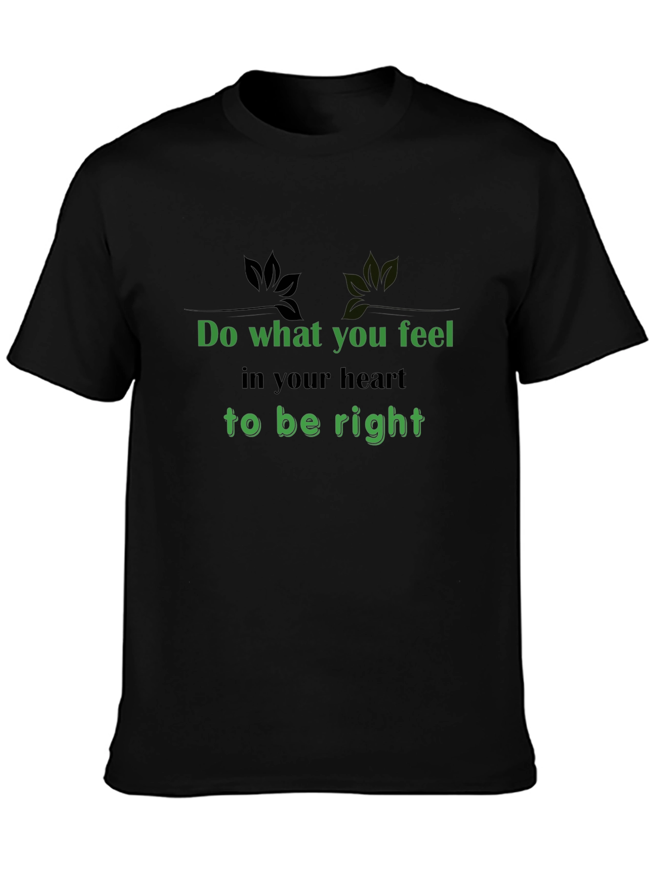 Inspirational Graphic Print Mens T-Shirt