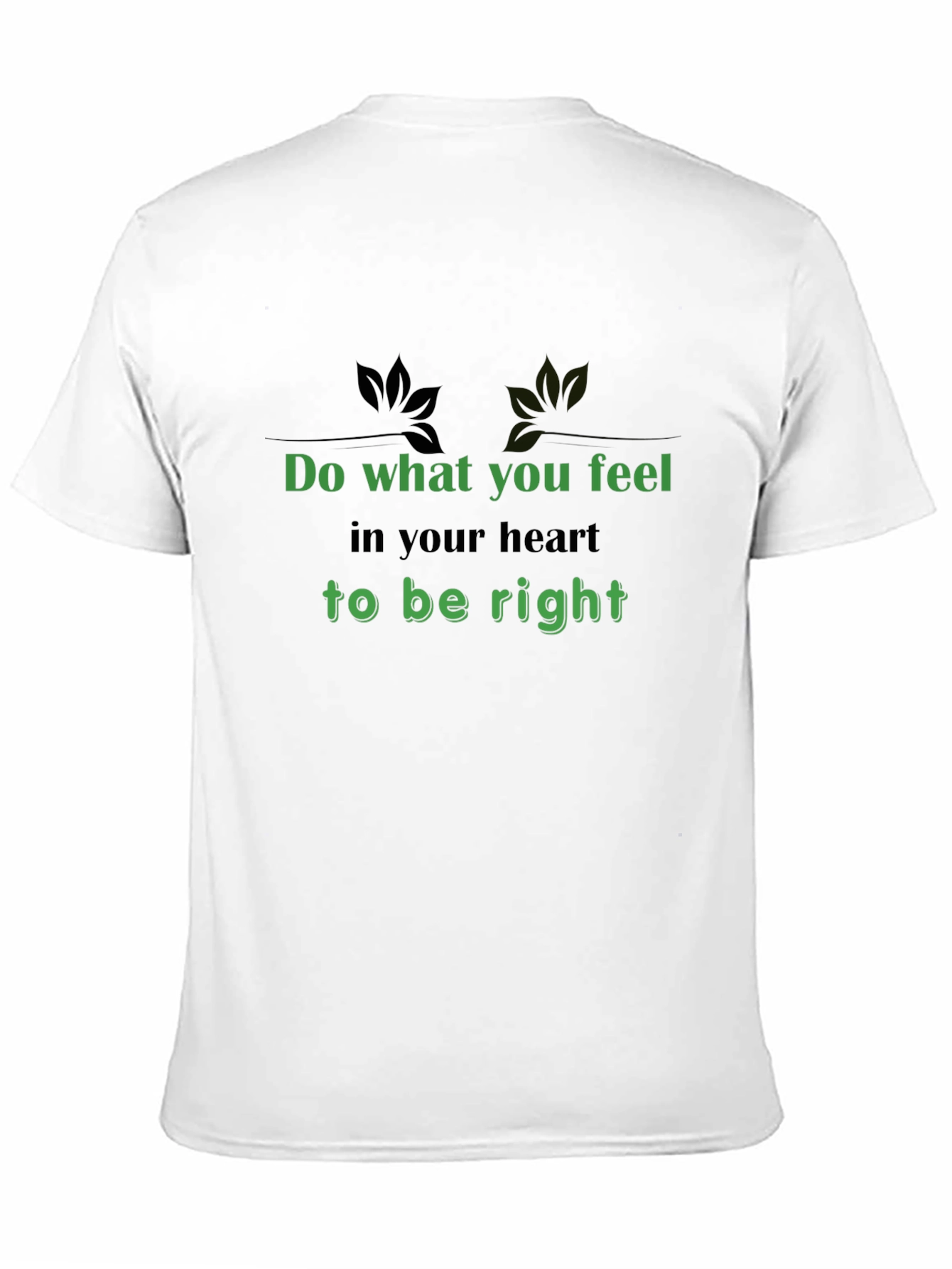 Inspirational Graphic Print Mens T-Shirt