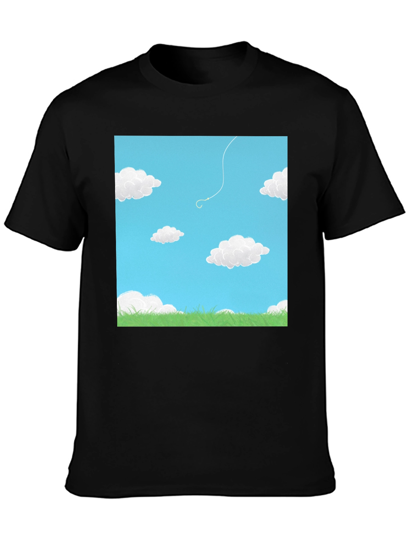 Whimsical Sky Graphic T-Shirt - Cloudscape Tee