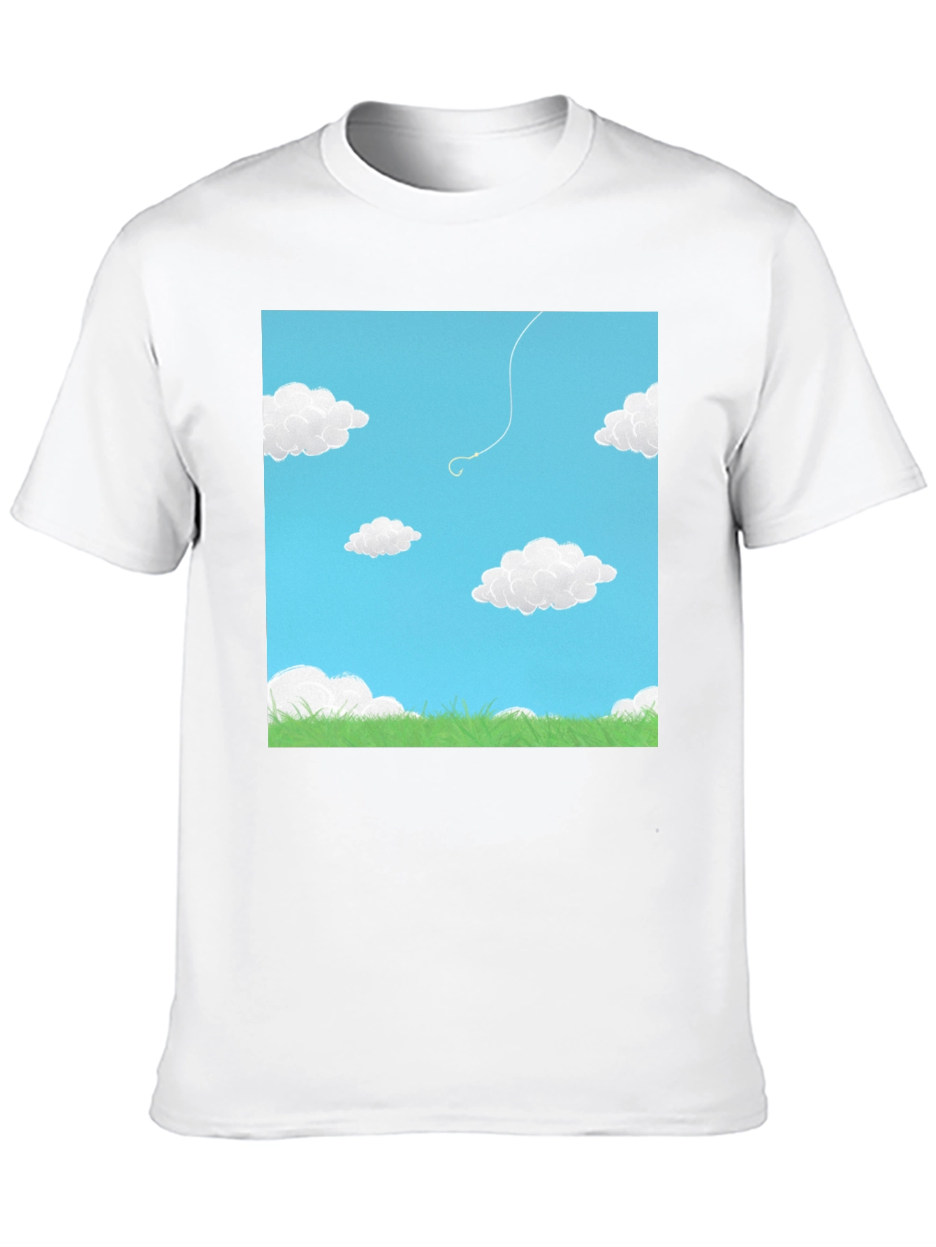 Whimsical Sky Graphic T-Shirt - Cloudscape Tee