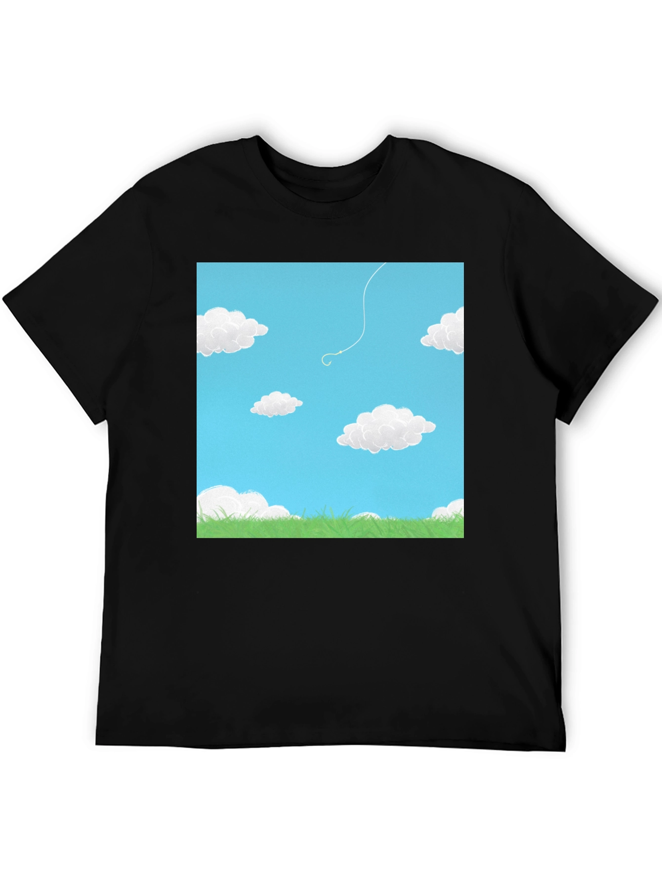 Whimsical Sky Graphic T-Shirt - Cloudscape Tee