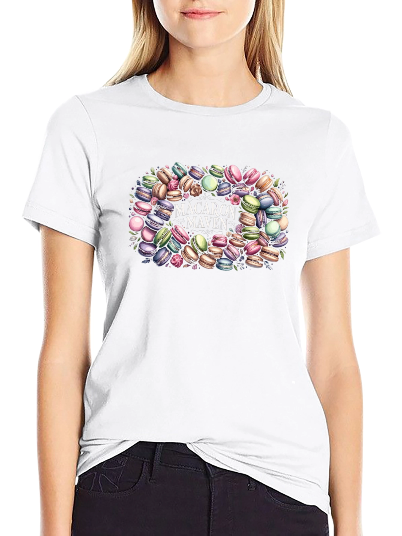 Macaron Maven Graphic Tee - Sweet Style