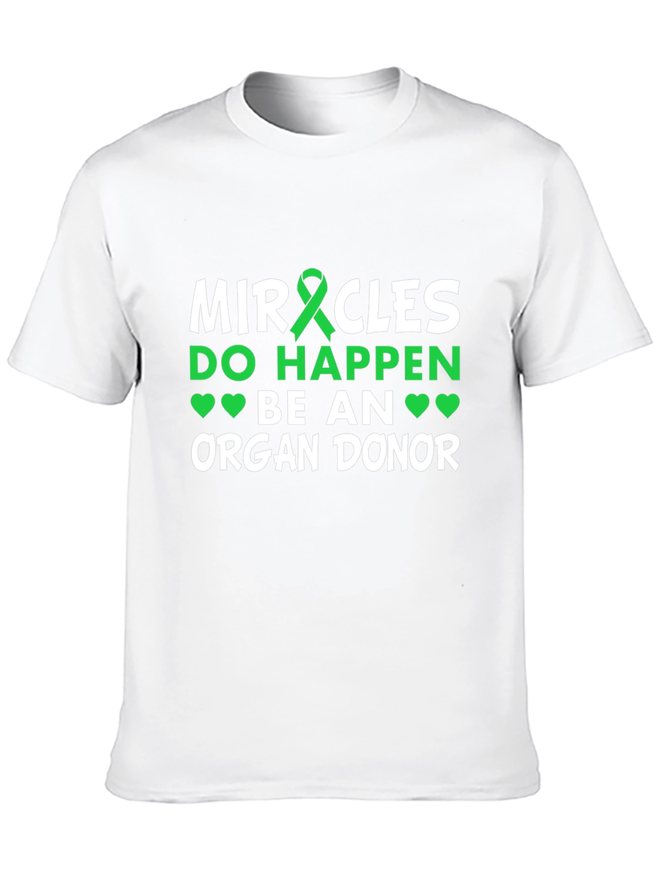 Organ Donor Awareness Black T-Shirt