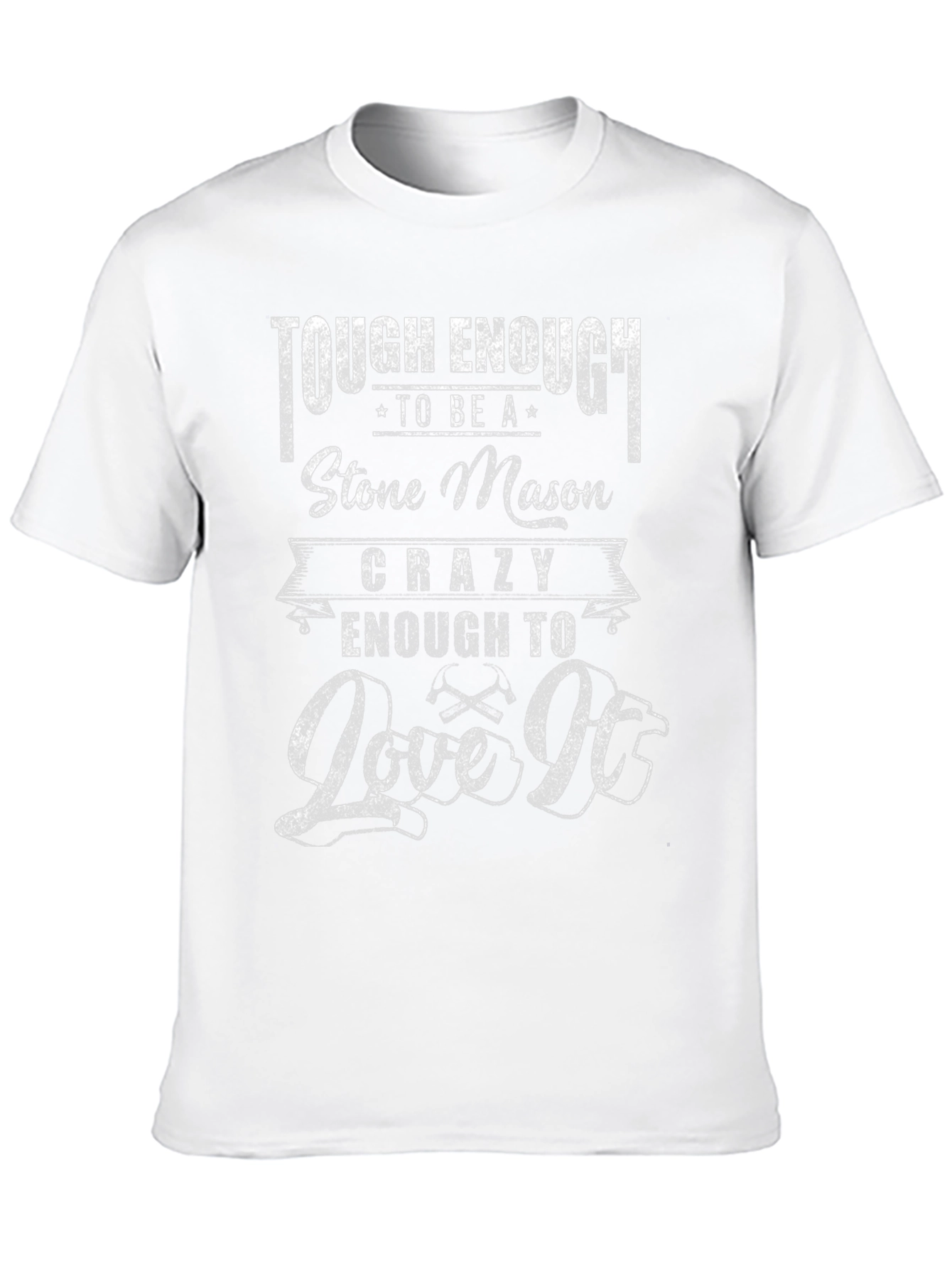 Tough Stone Mason Black Graphic Tee