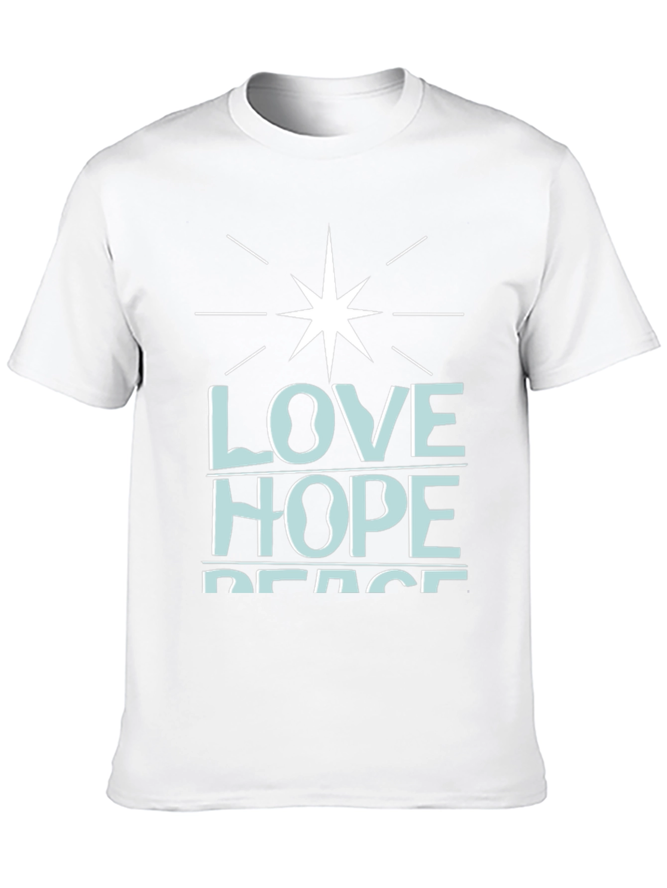 Love Hope Peace Graphic T-Shirt - Stylish and Meaningful