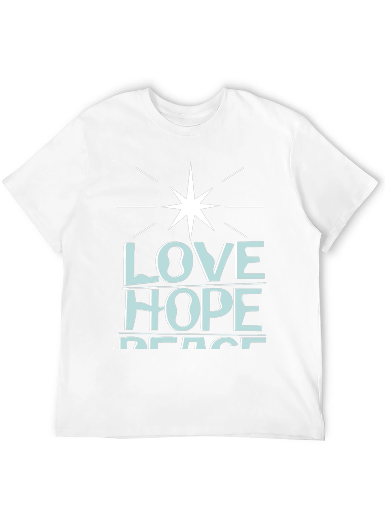 Love Hope Peace Graphic T-Shirt - Stylish and Meaningful