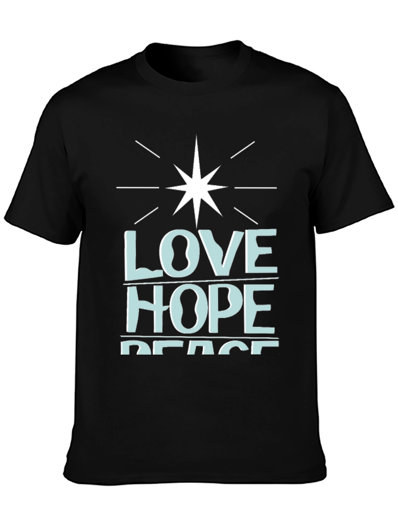 Love Hope Peace Graphic T-Shirt - Stylish and Meaningful