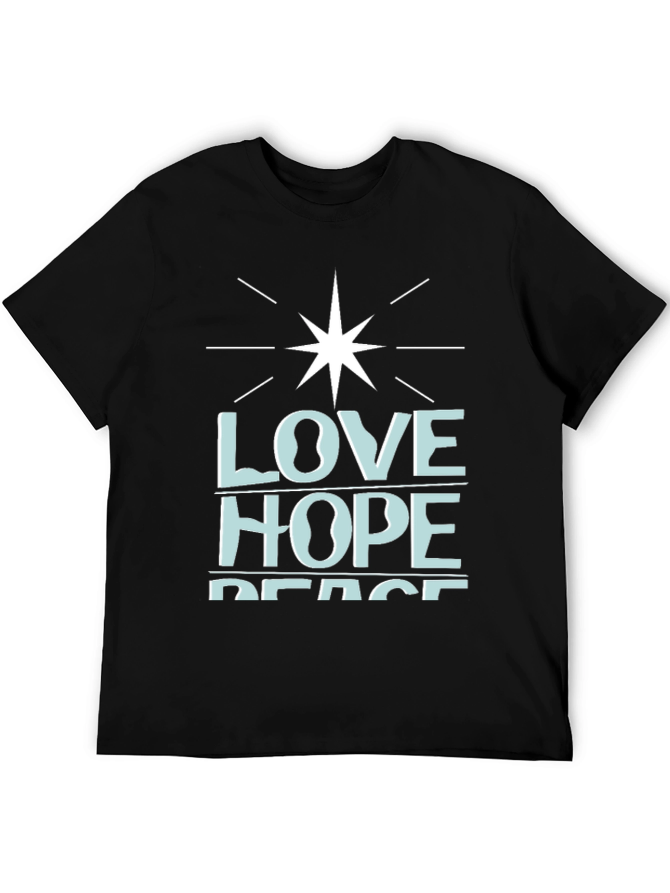 Love Hope Peace Graphic T-Shirt - Stylish and Meaningful