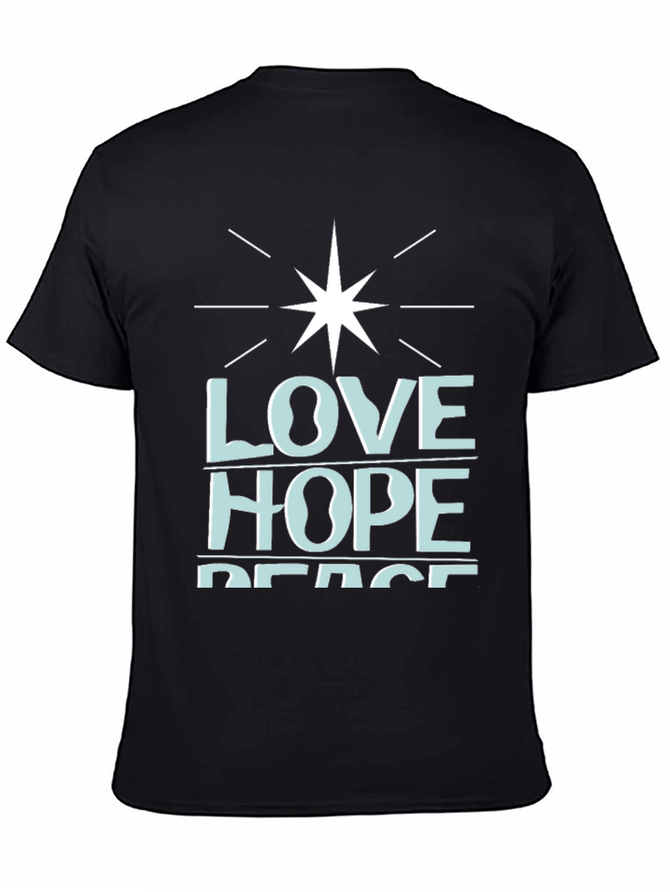 Love Hope Peace Graphic T-Shirt - Stylish and Meaningful