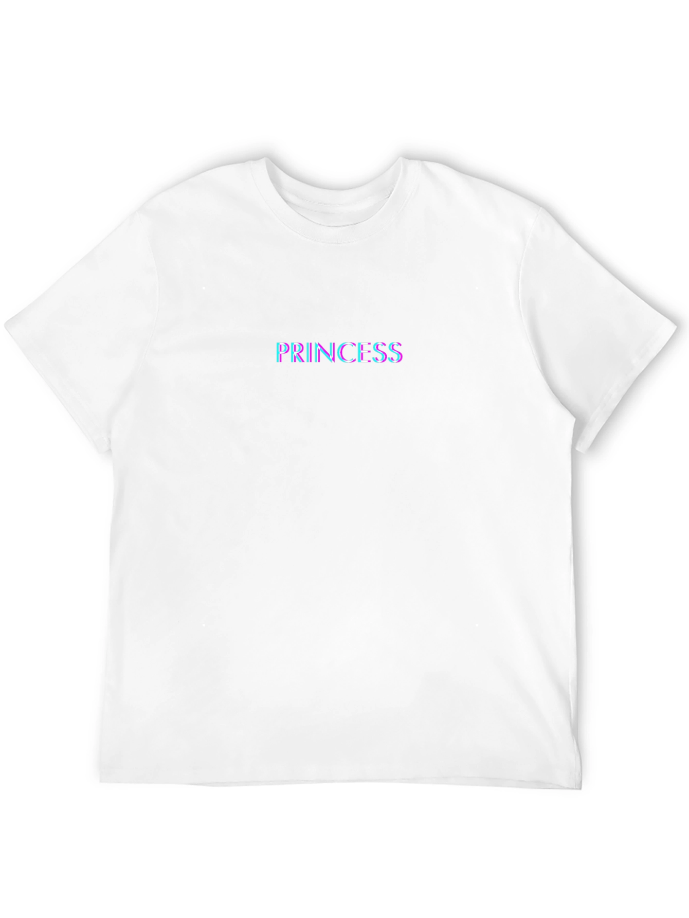 Princess Glitch Graphic Tee - Black