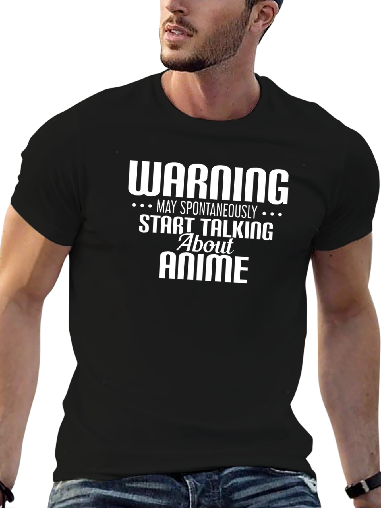 Anime Warning T-Shirt: May Spontaneously Talk About Anime
