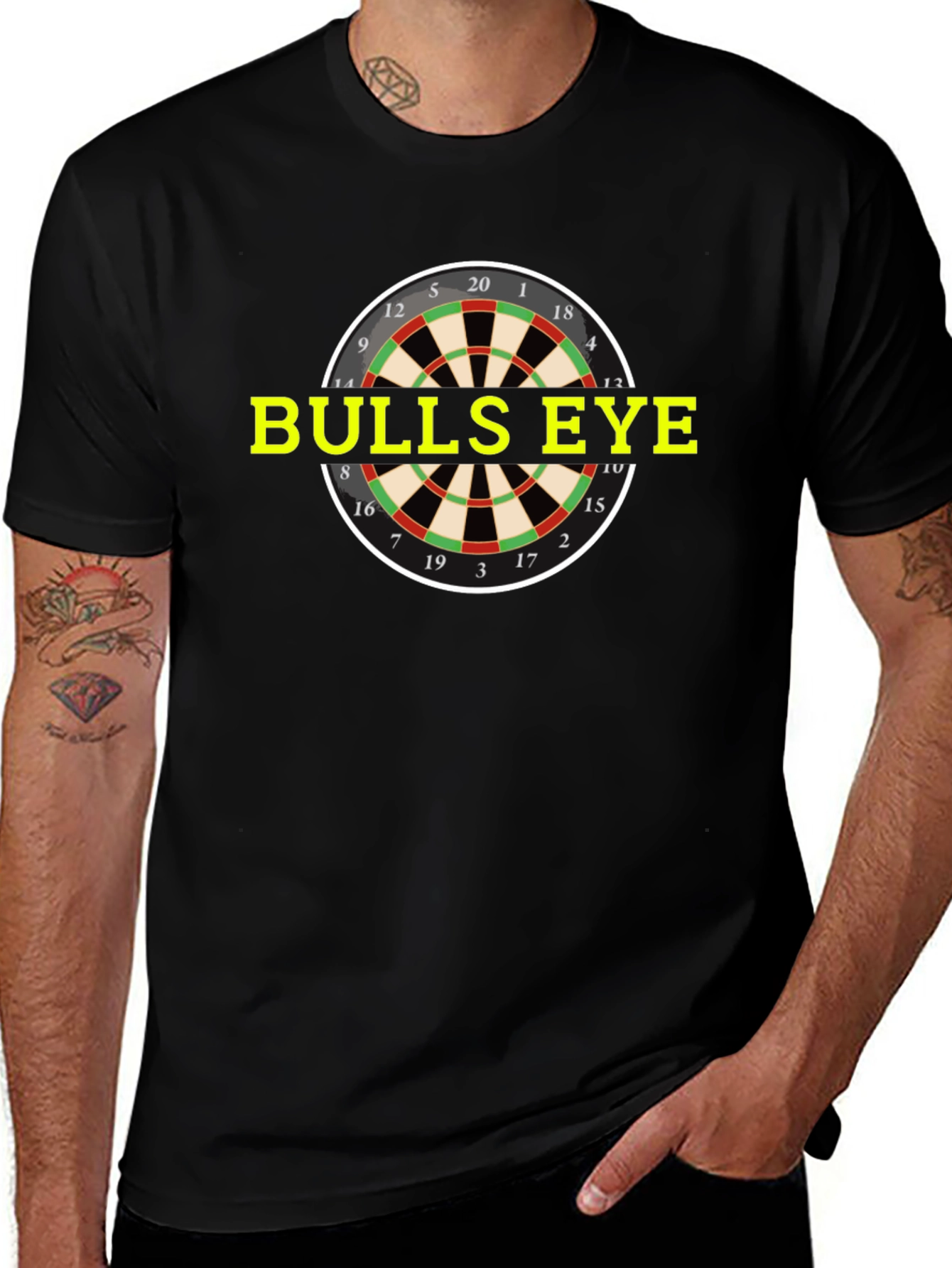 Bullseye Dartboard Graphic T-Shirt