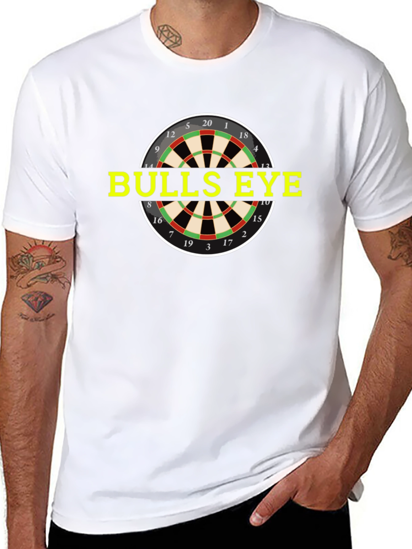 Bullseye Dartboard Graphic T-Shirt