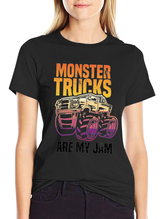 Monster Trucks Are My Jam Graphic Tee