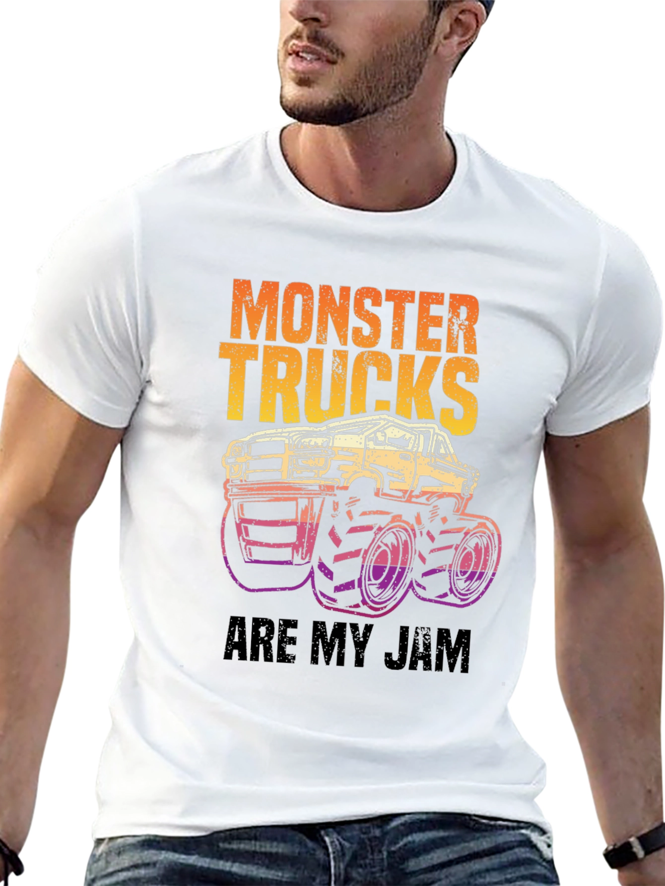 Monster Trucks Are My Jam Graphic Tee