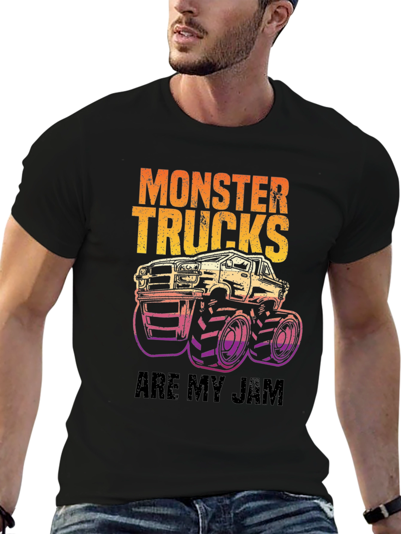 Monster Trucks Are My Jam Graphic Tee