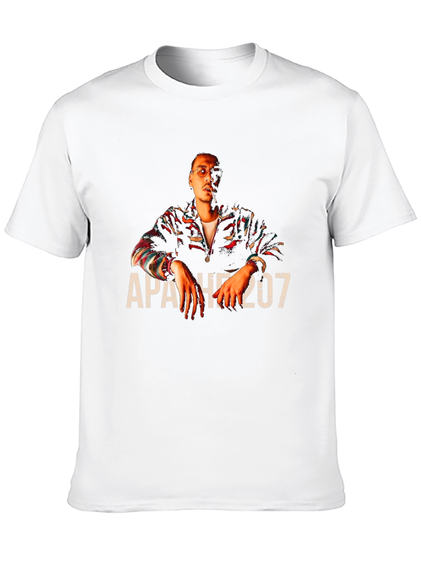 Apache 207 Graphic Print Black T-Shirt