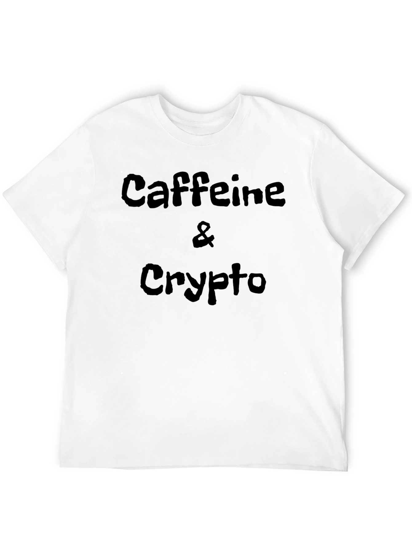 Caffeine & Crypto T-Shirt - Bitcoin Lover Tee