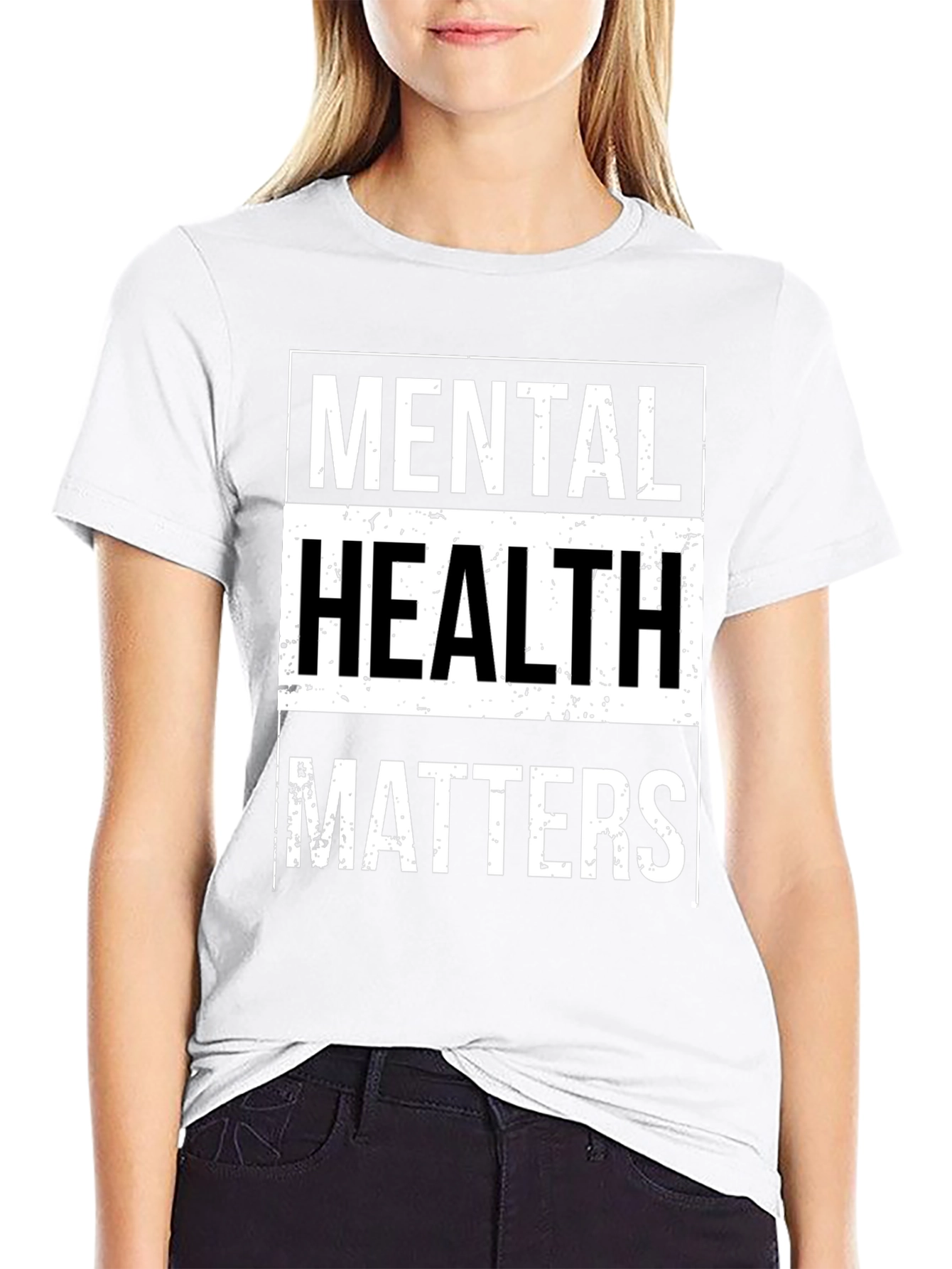 Mental Health Matters Black Graphic Tee