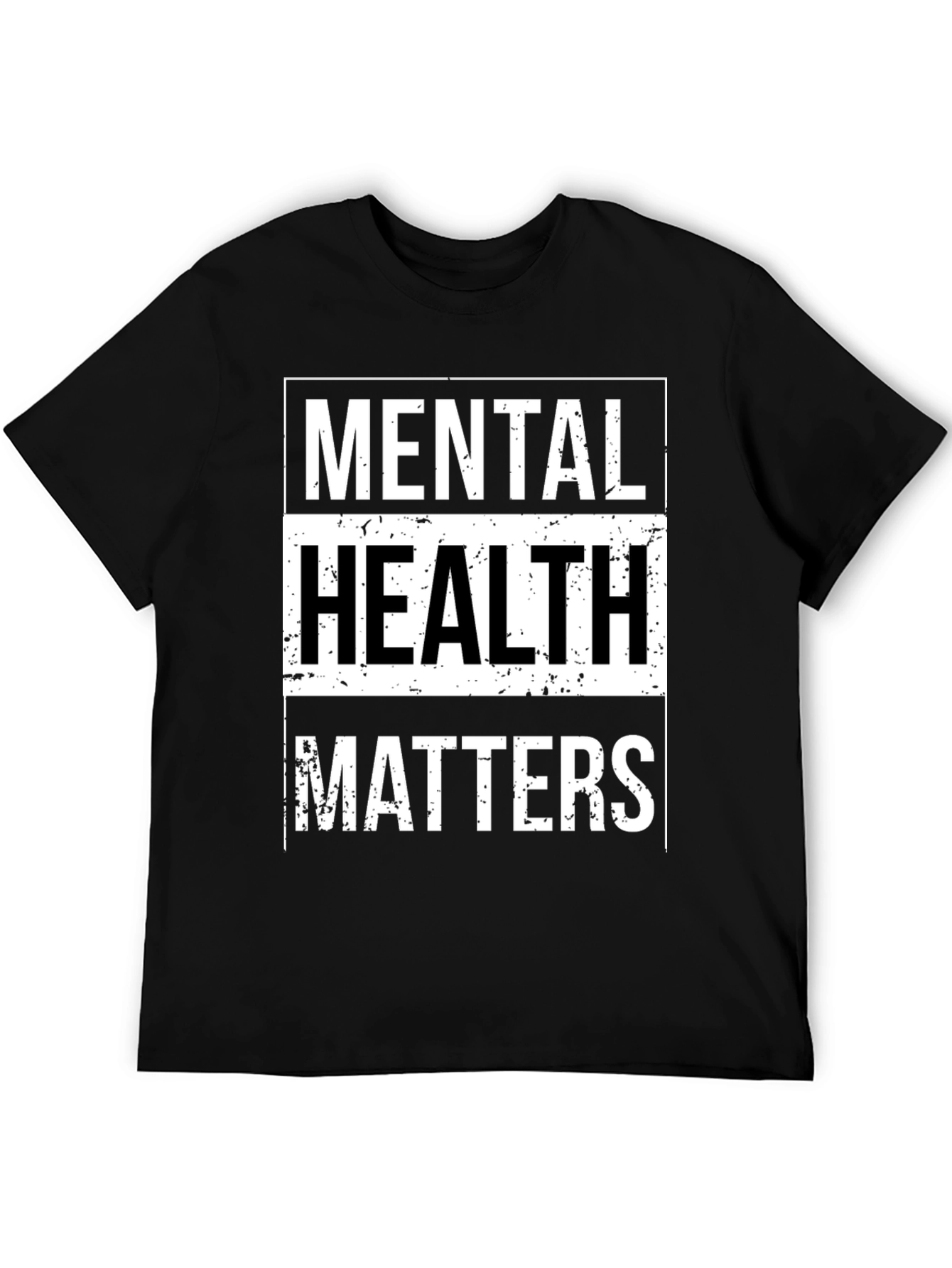 Mental Health Matters Black Graphic Tee