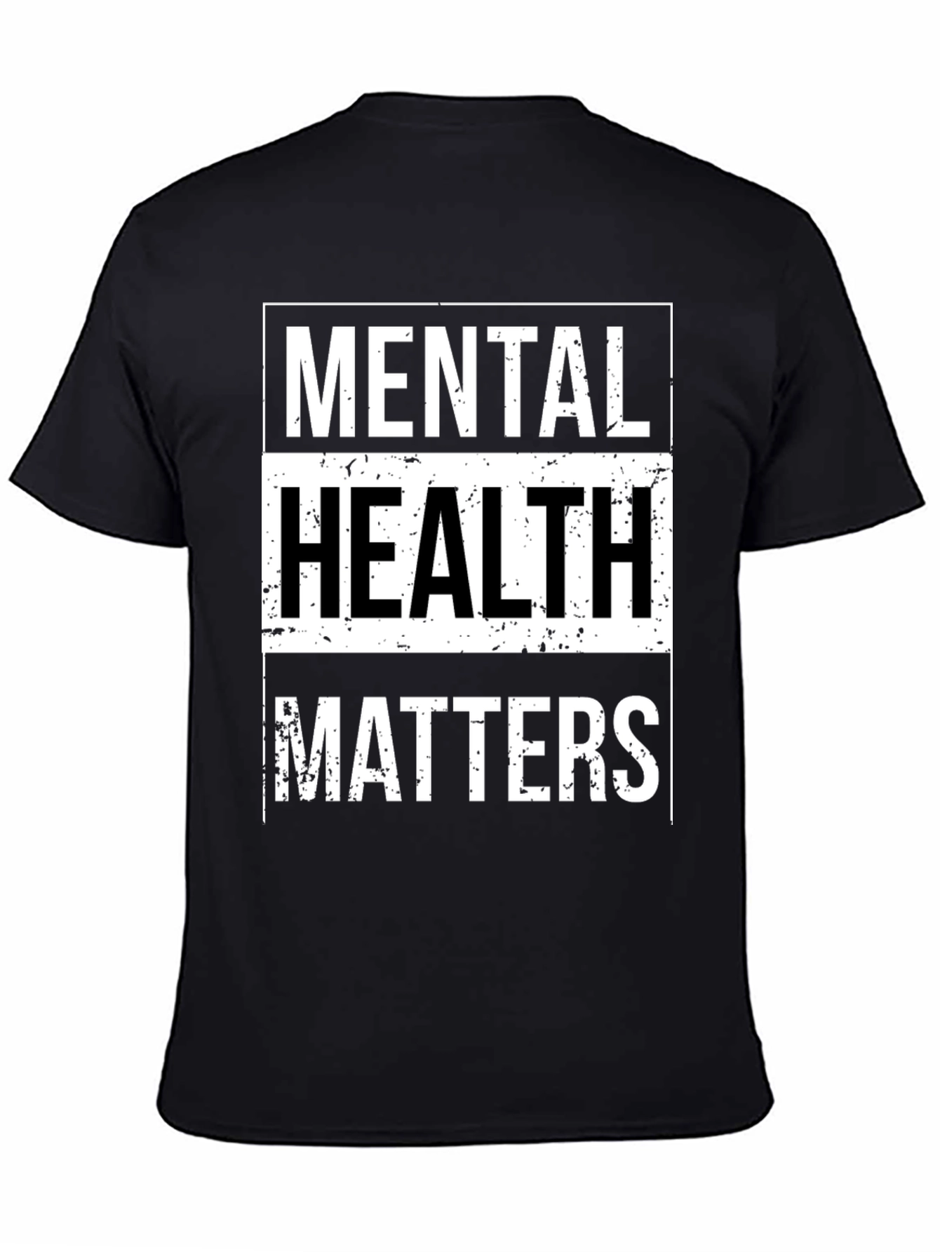 Mental Health Matters Black Graphic Tee
