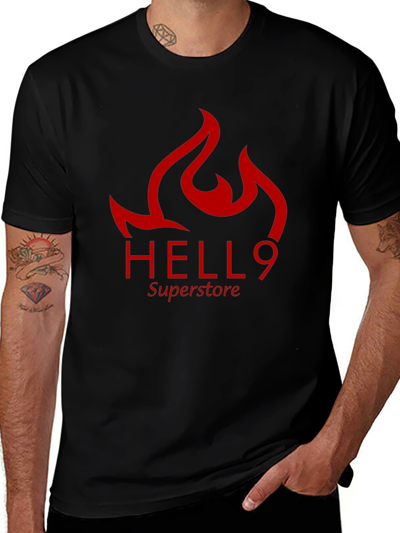 Hello9 Superstore Graphic T-Shirt - Bold Design