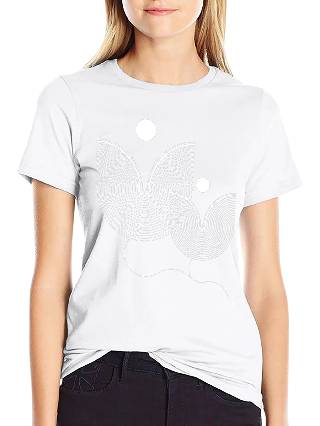 Abstract Graphic Tee - Modern Art Shirt