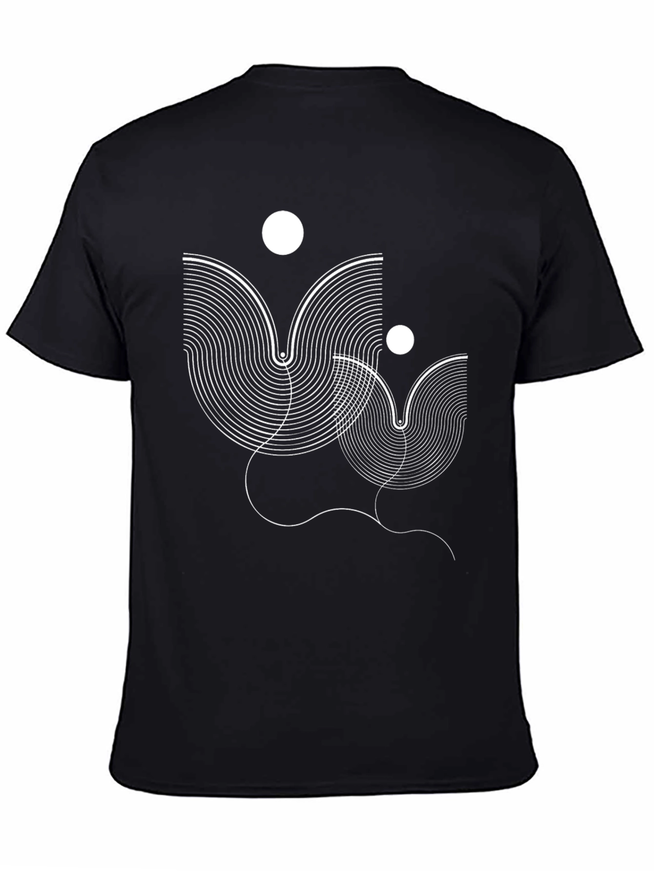 Abstract Graphic Tee - Modern Art Shirt