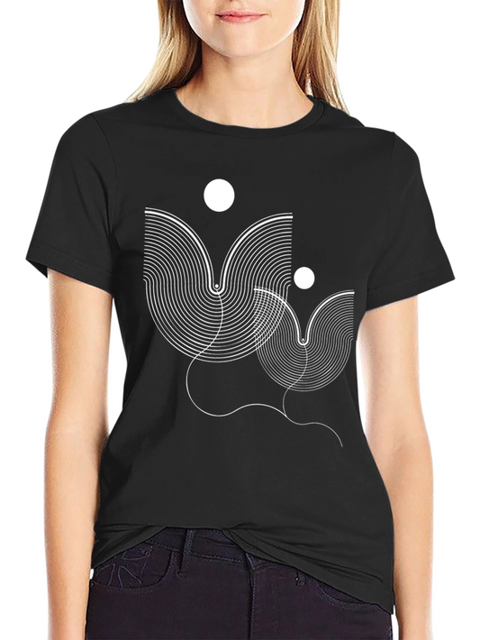 Abstract Graphic Tee - Modern Art Shirt