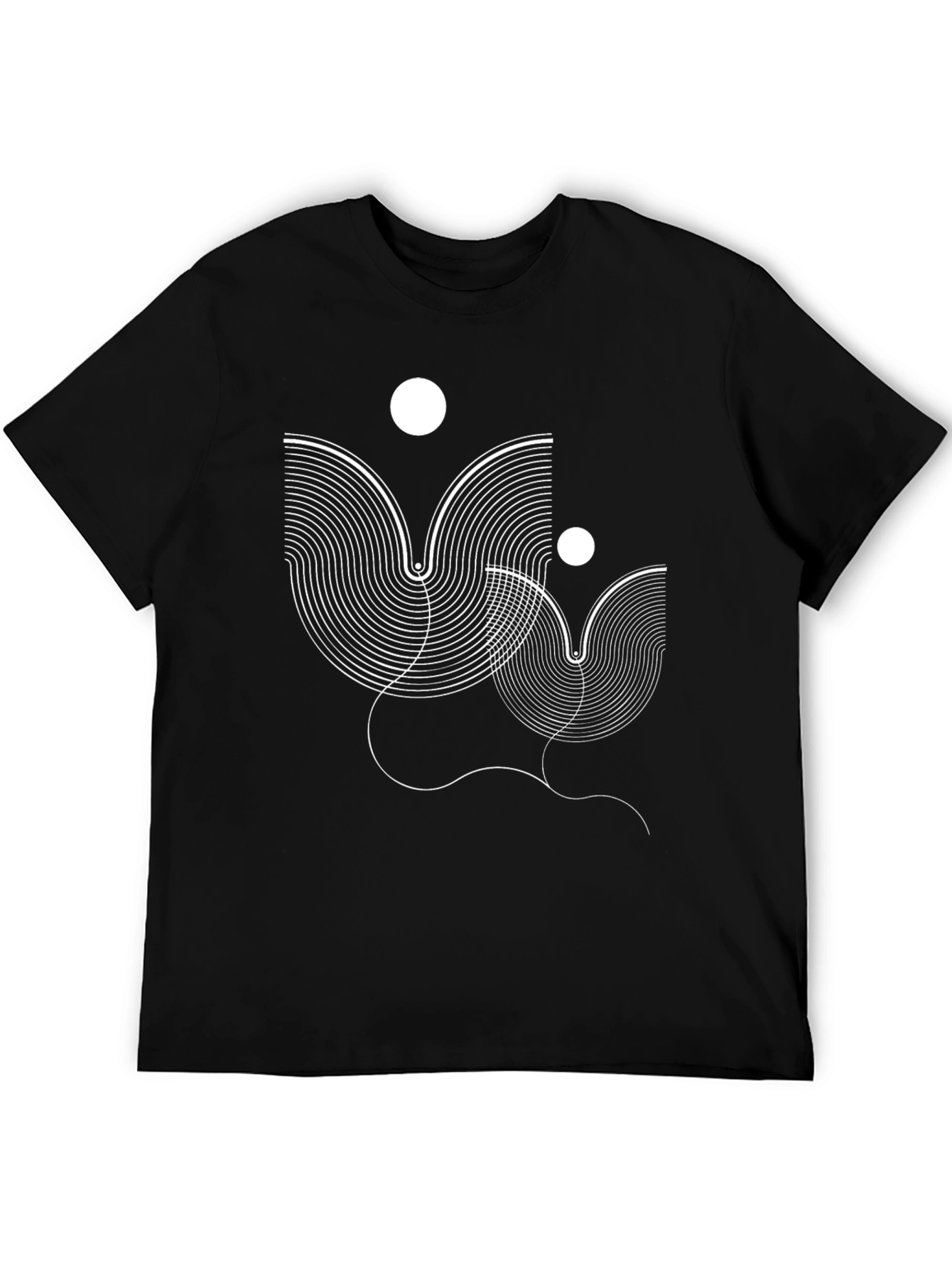 Abstract Graphic Tee - Modern Art Shirt