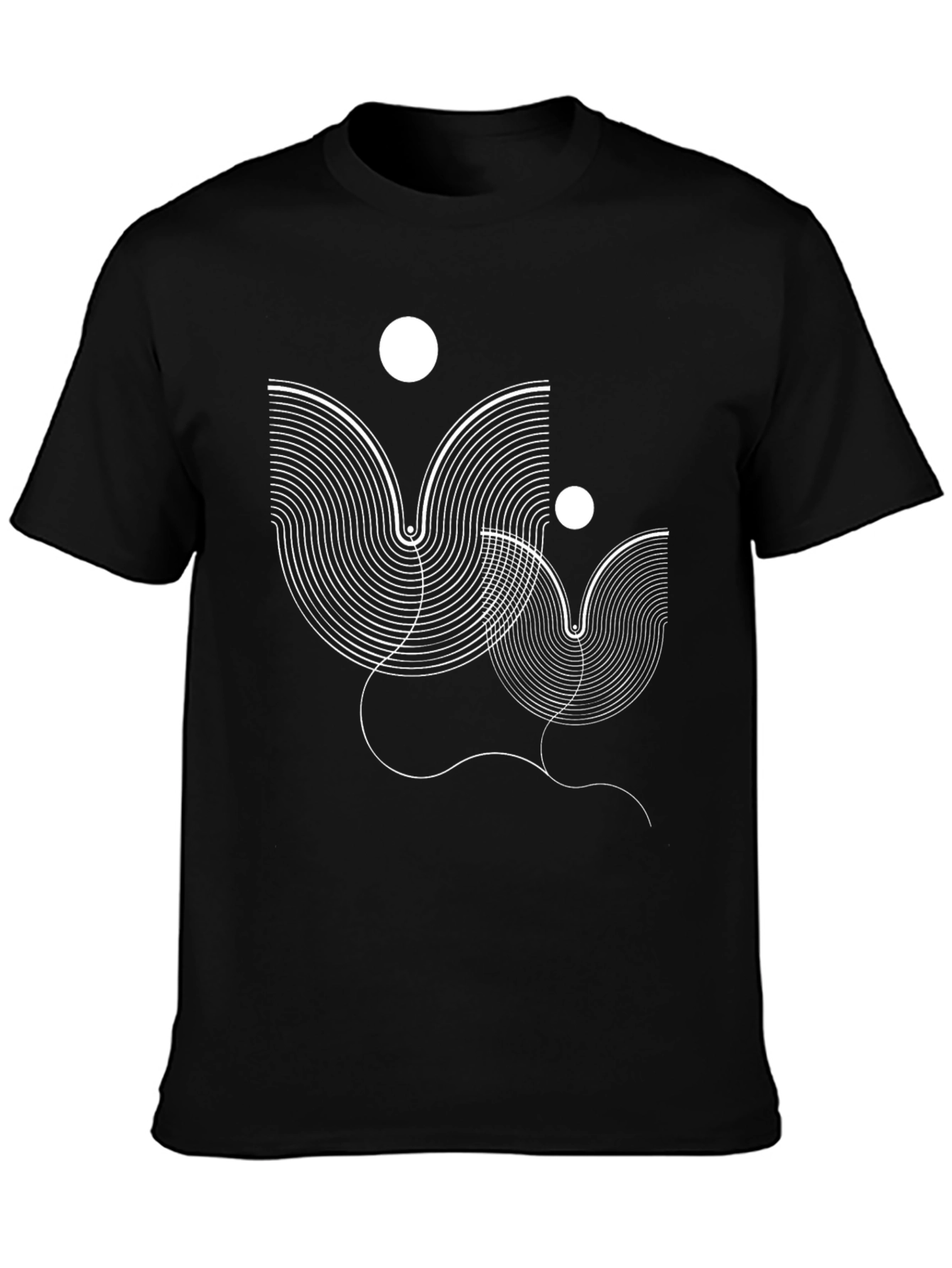 Abstract Graphic Tee - Modern Art Shirt
