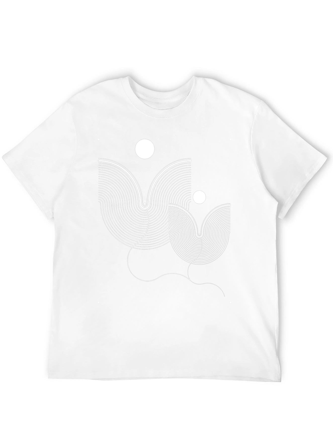 Abstract Graphic Tee - Modern Art Shirt