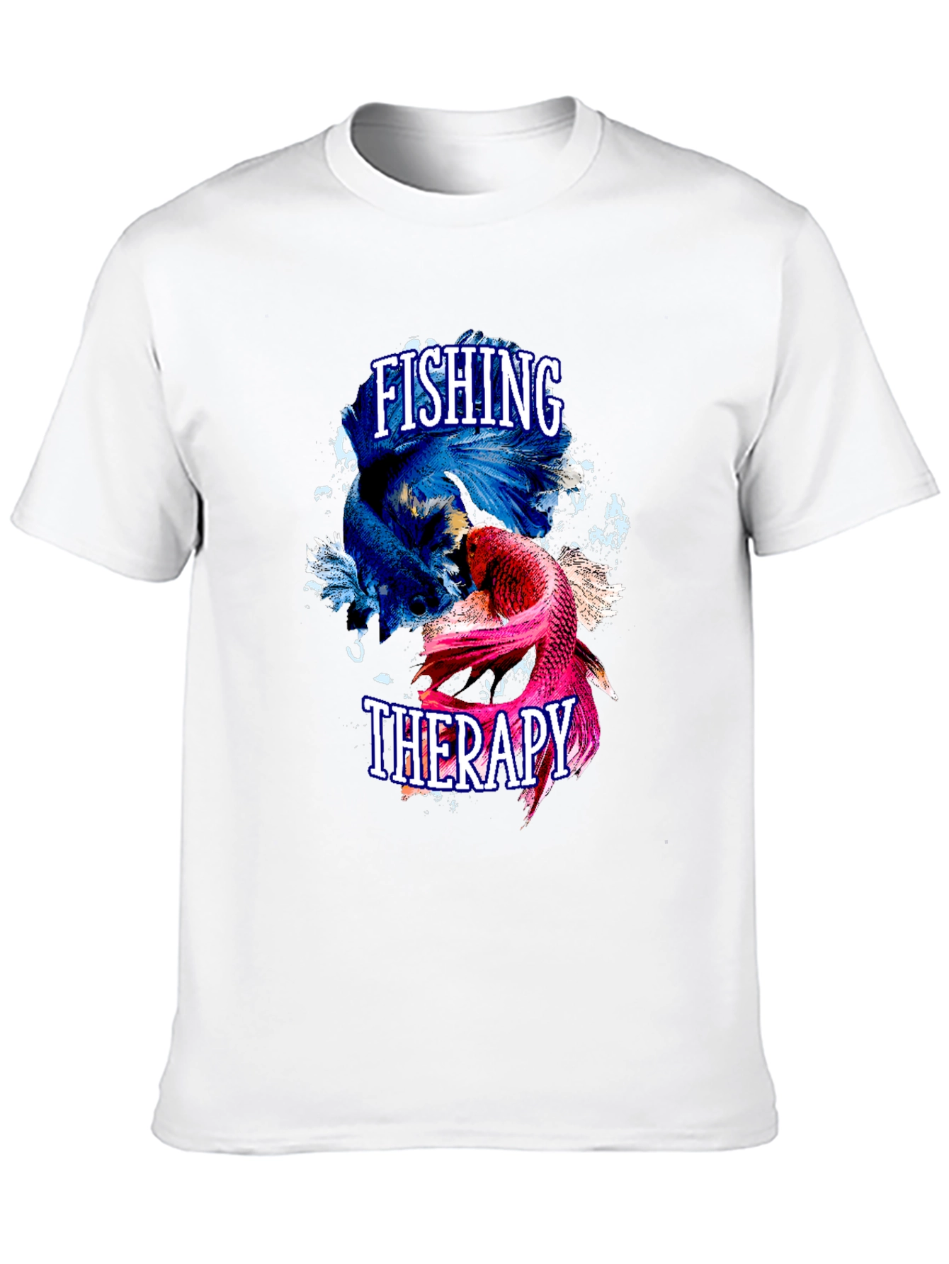 Fishing Therapy Graphic T-Shirt