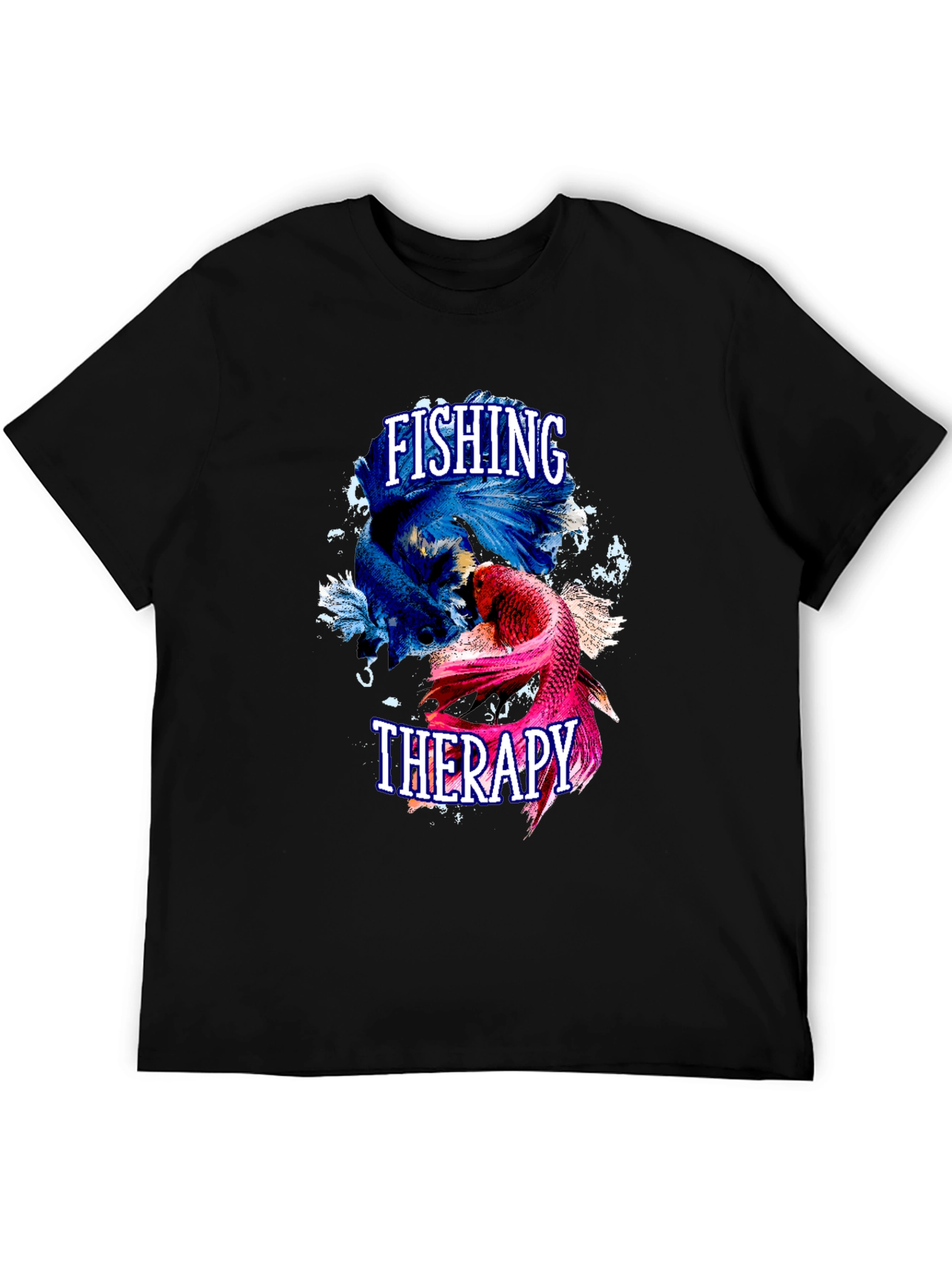 Fishing Therapy Graphic T-Shirt