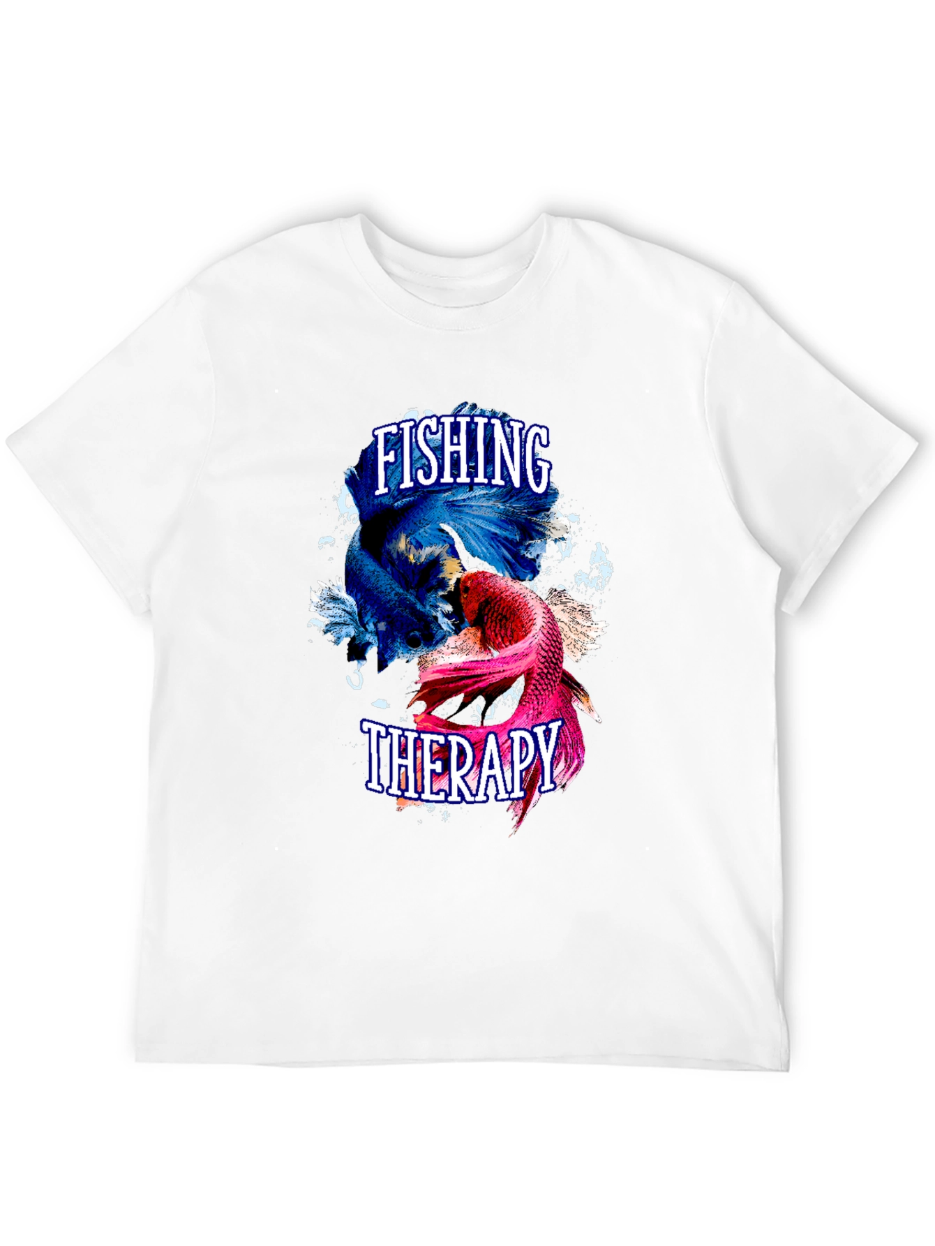 Fishing Therapy Graphic T-Shirt