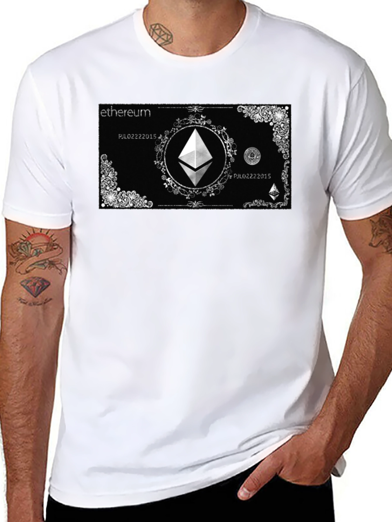 Ethereum Bill Graphic Tee - Crypto Style