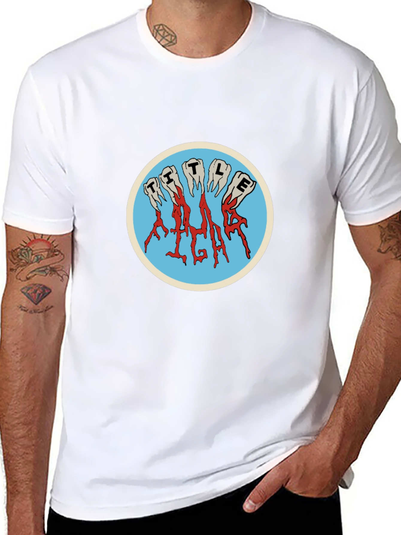 Title Fight Band Tee - Black Cotton Blend