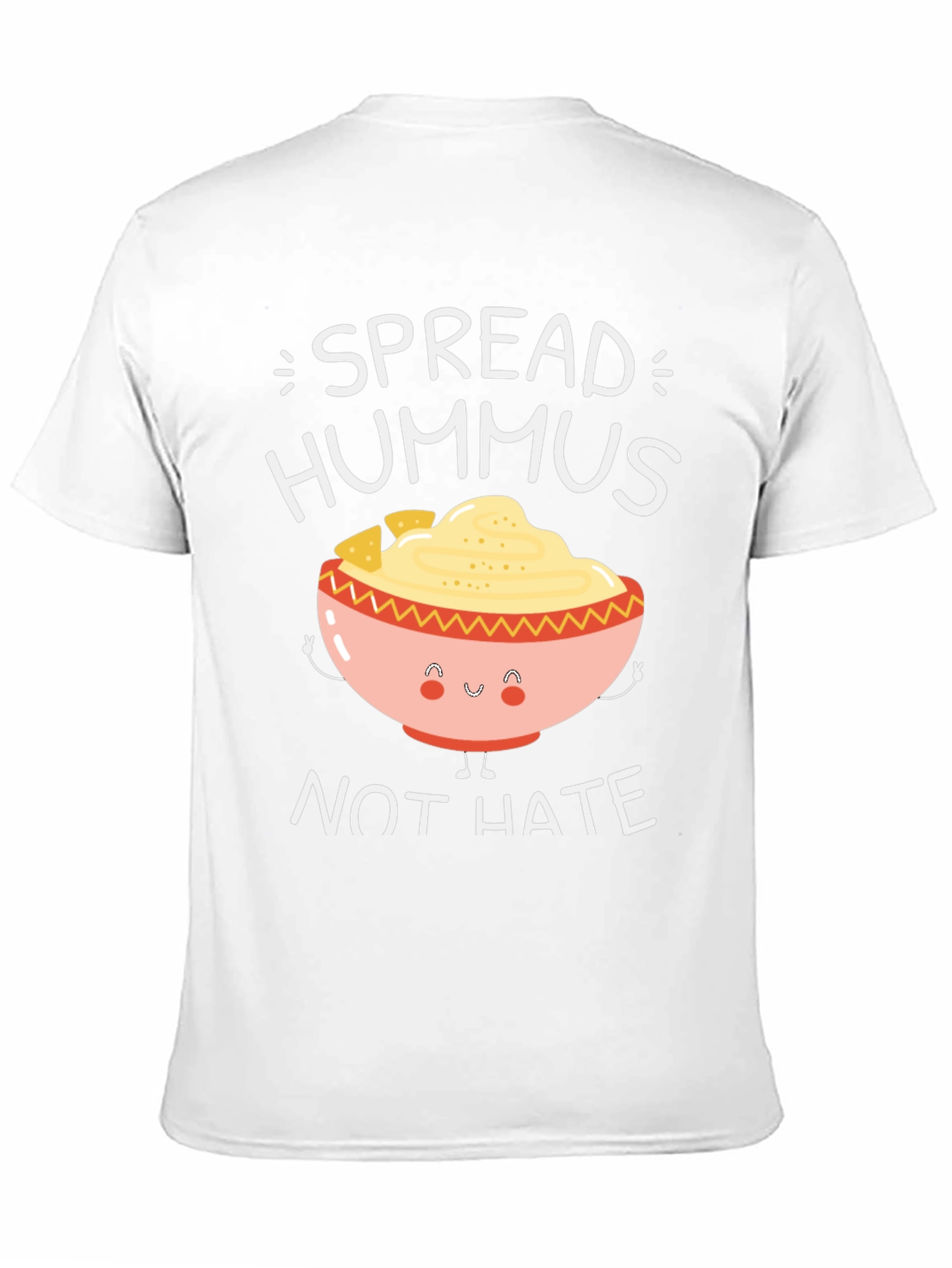 Hummus Spread T-Shirt - Vegan & Positive Vibes