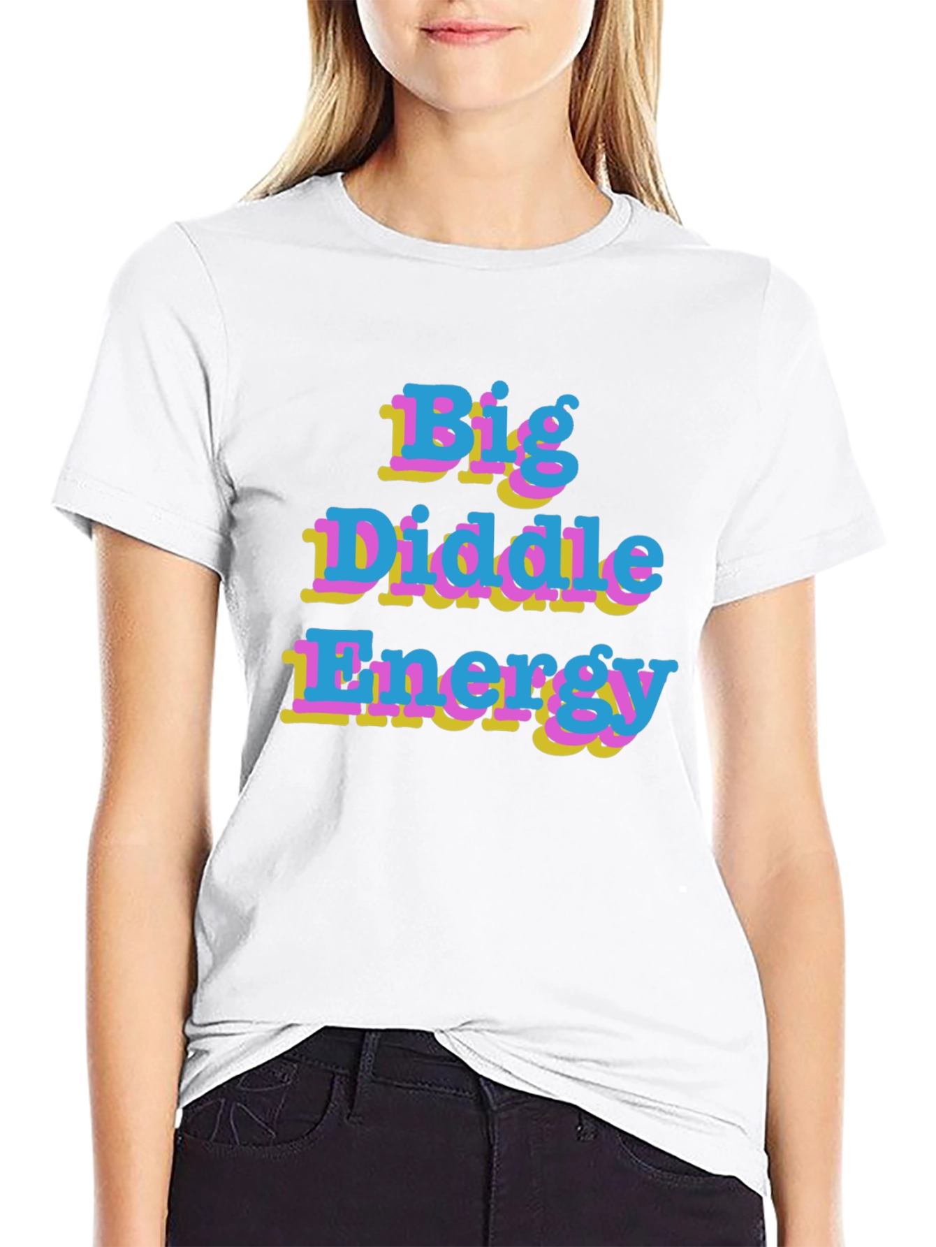 Big Diddle Energy Graphic Tee - Black Unisex T-Shirt