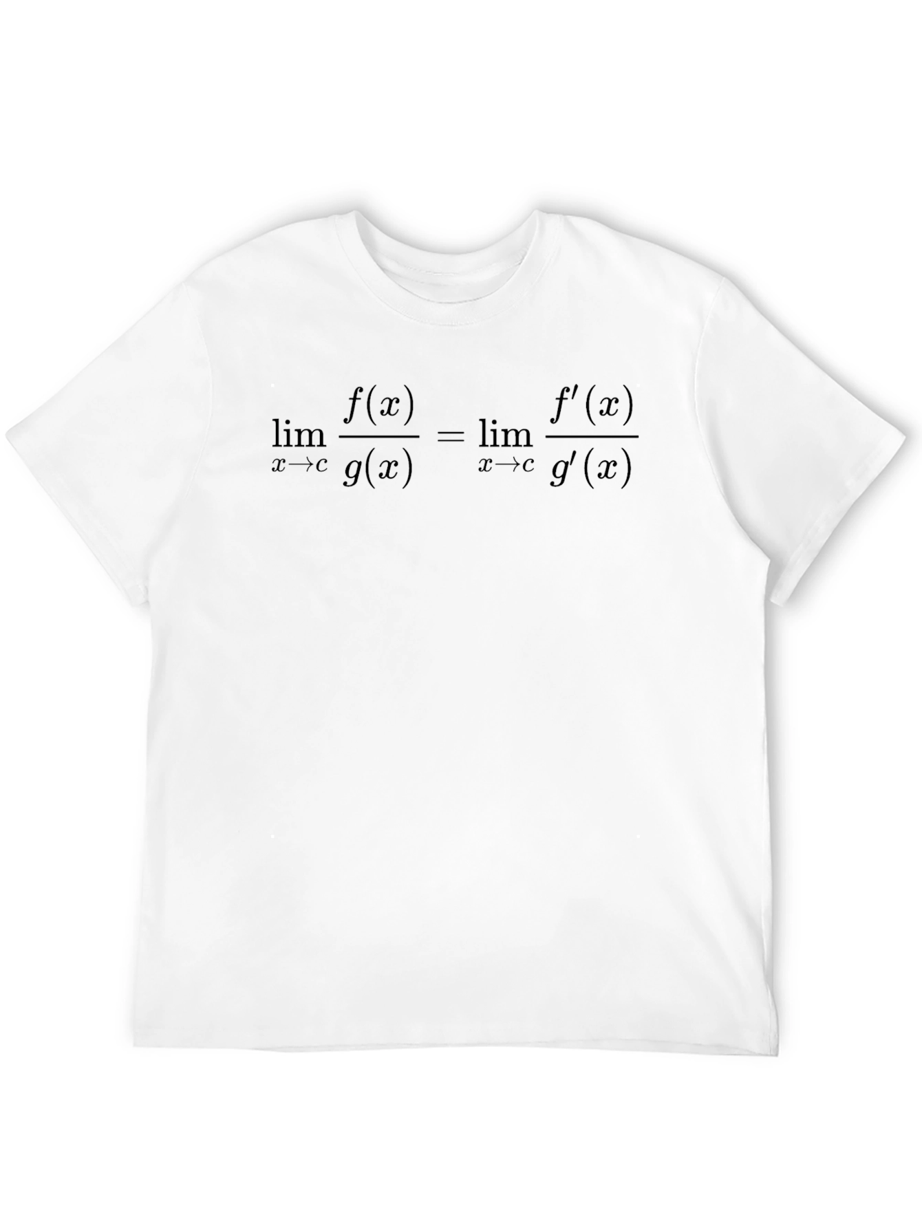 LHopitals Rule Math Formula T-Shirt