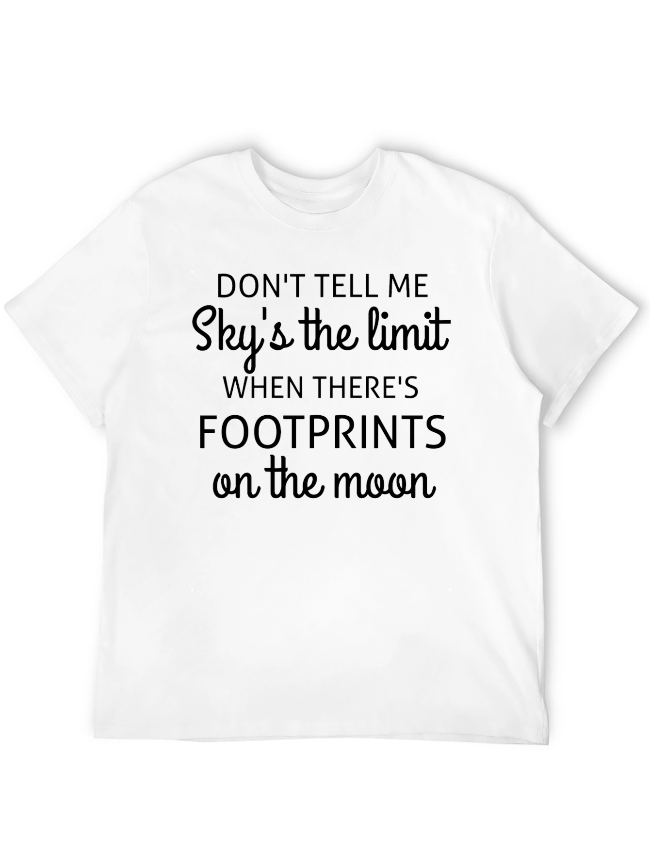Skys the Limit Mens Graphic T-Shirt