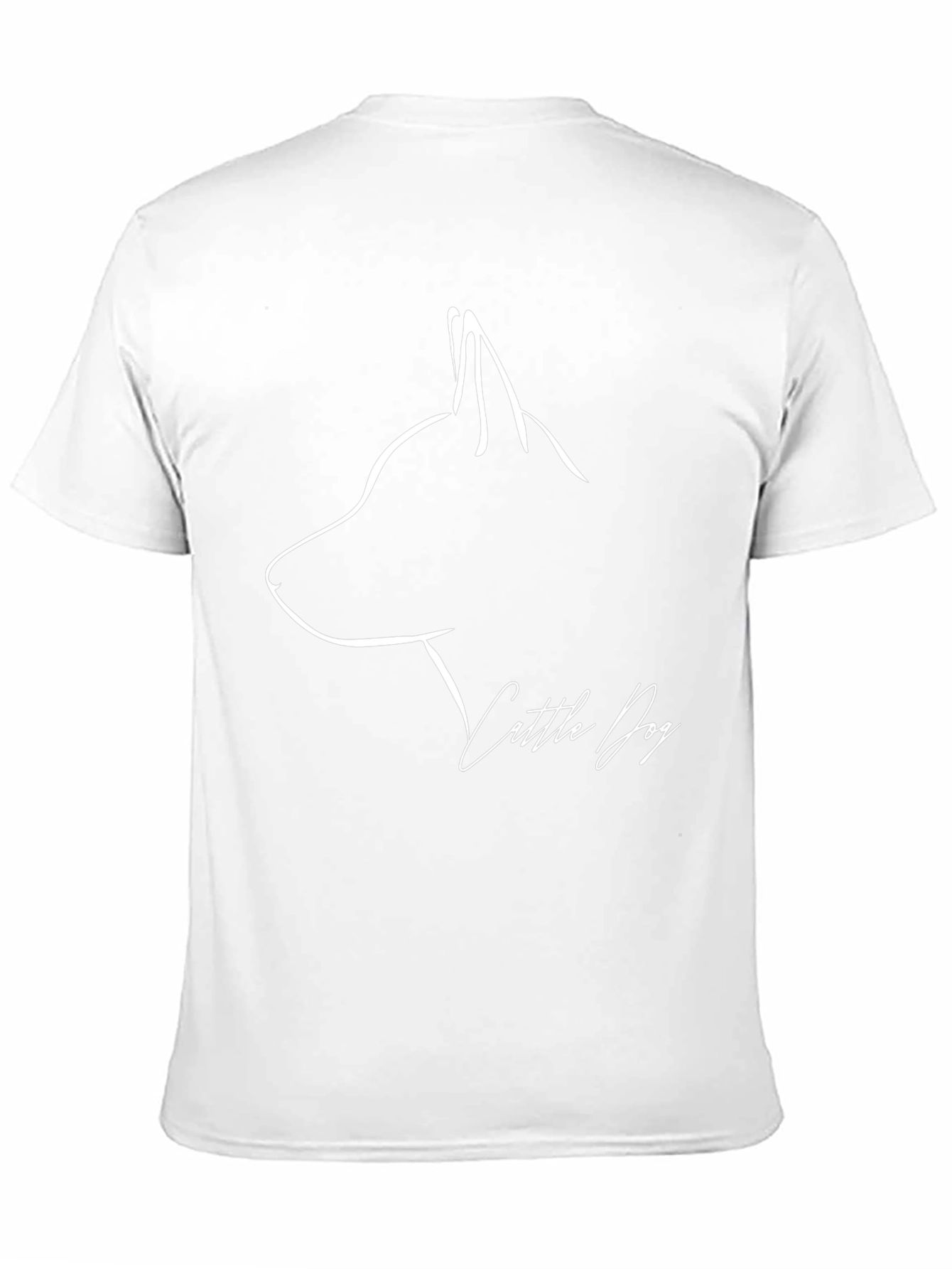 Cattle Dog Outline Graphic Tee - Stylish Unisex Shirt