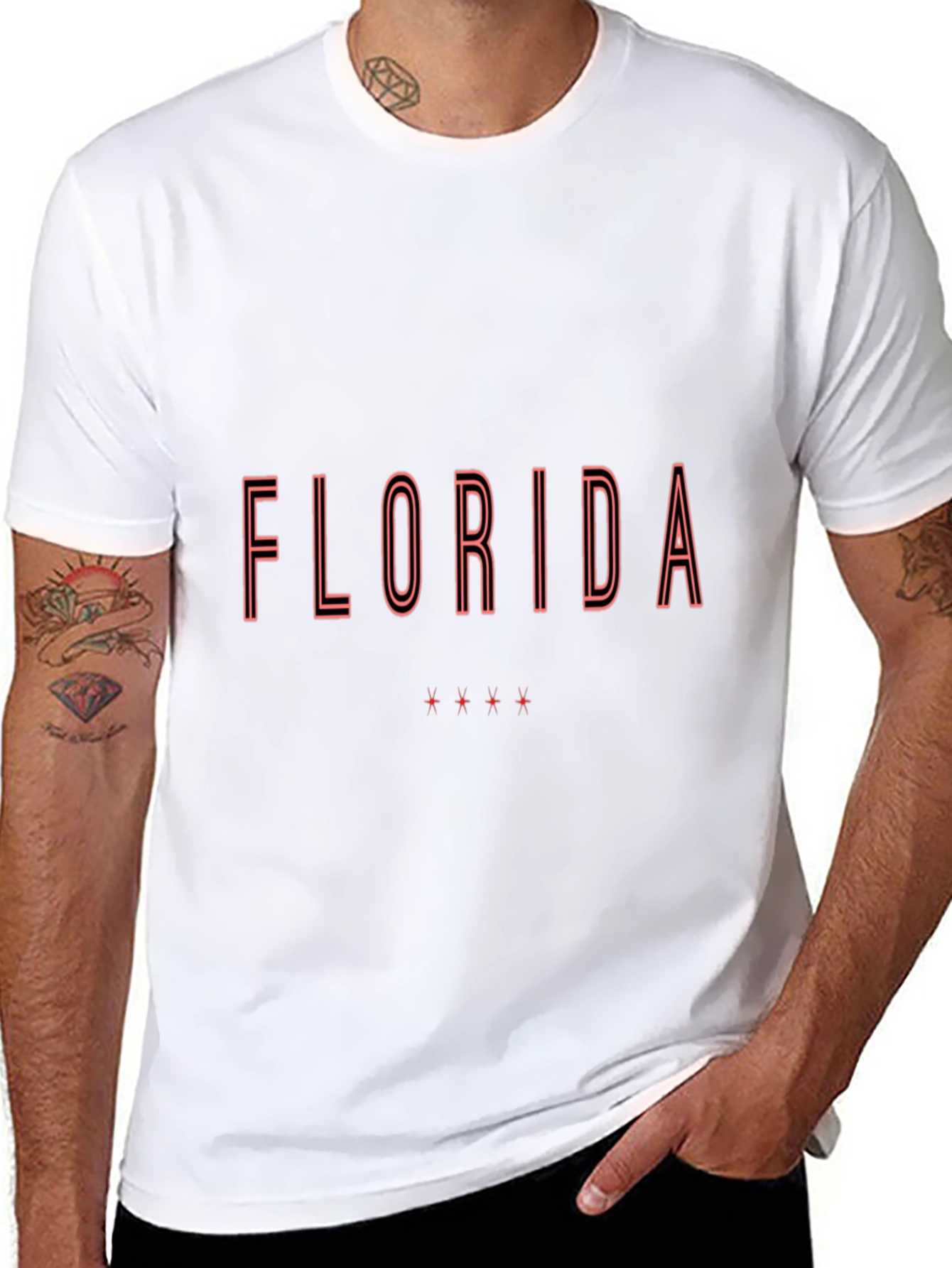 Florida Graphic T-Shirt - Black Tee
